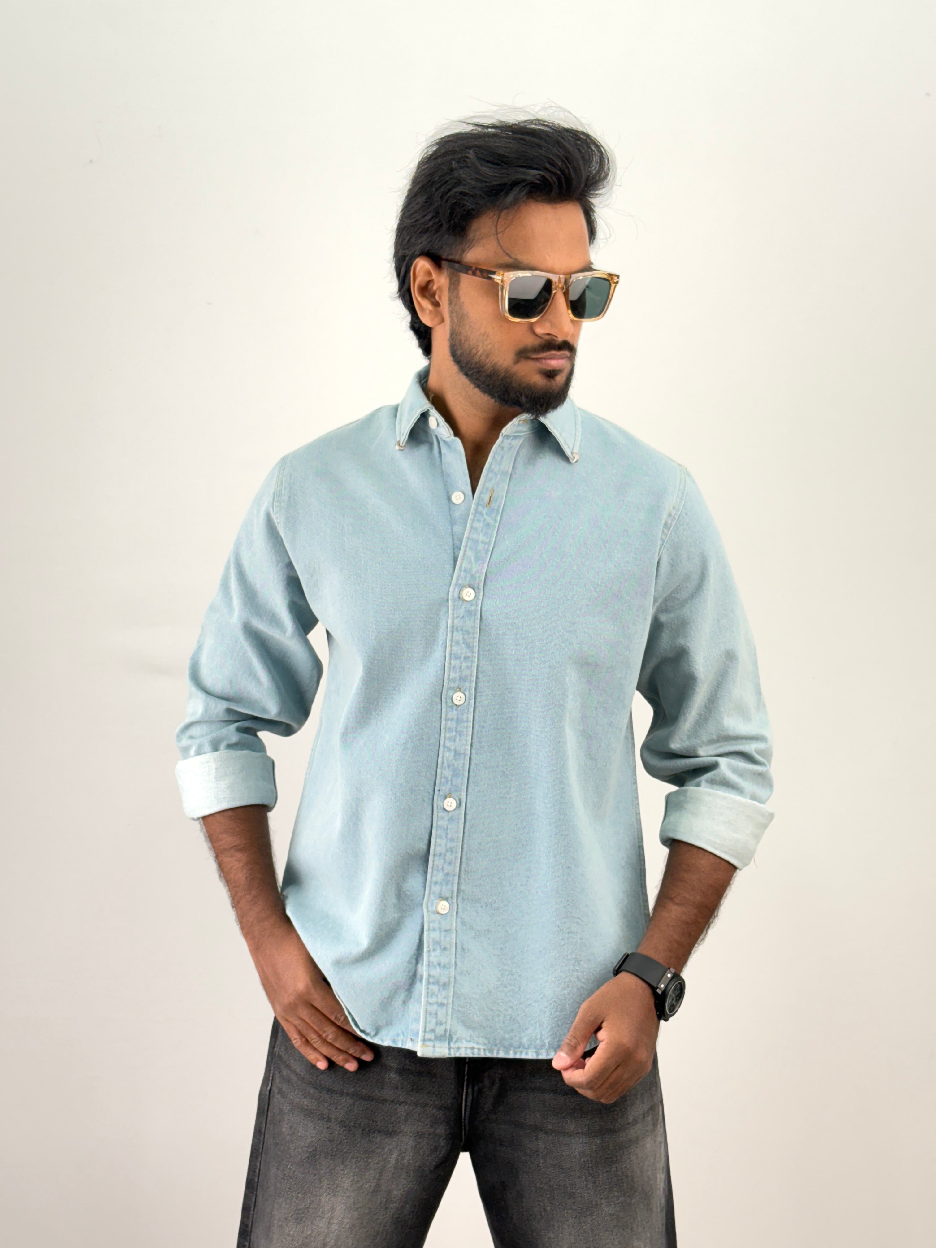 Light Blue Denim Shirt