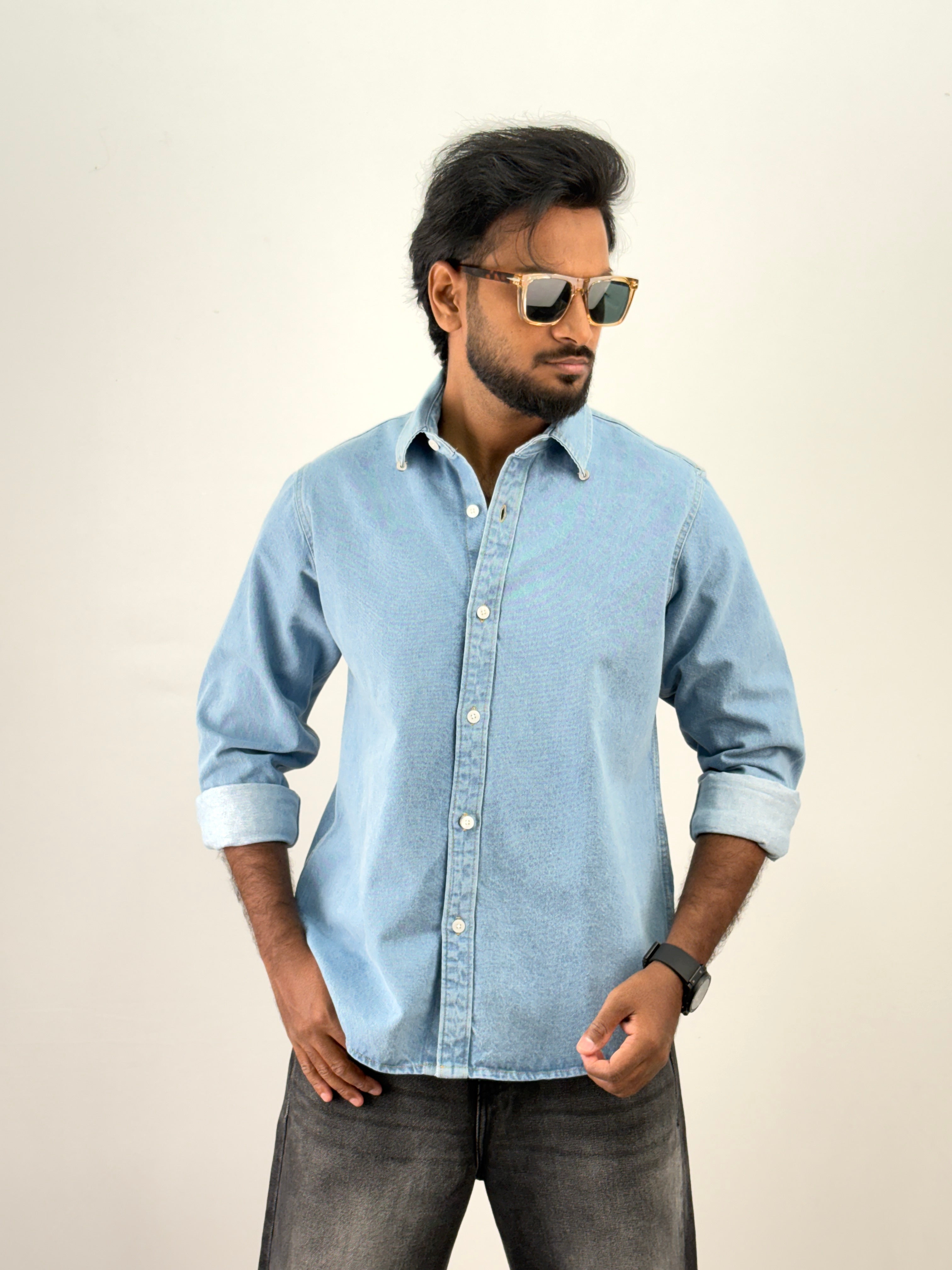 Blue Denim Shirt