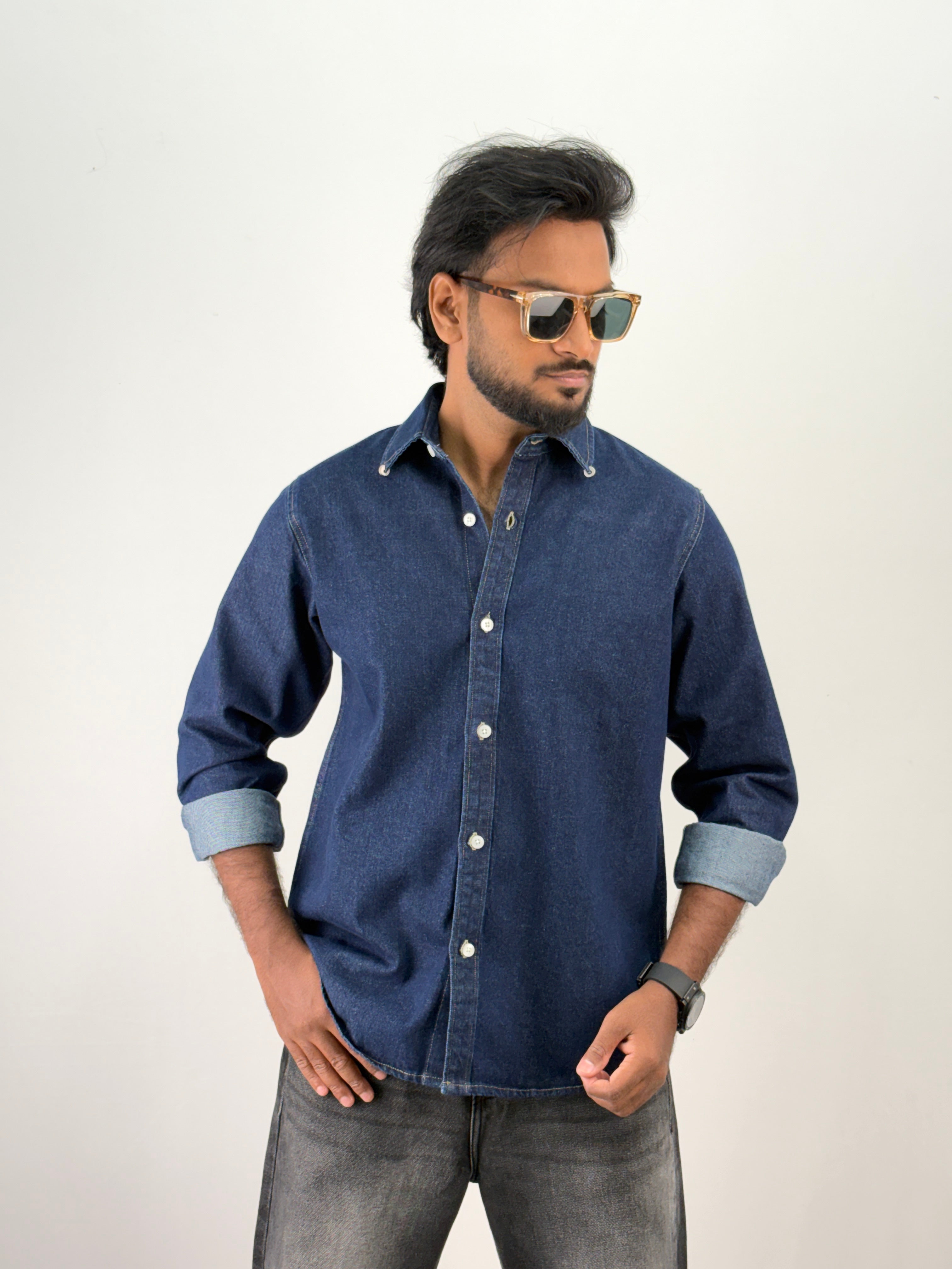 Denim Blue Denim Shirt