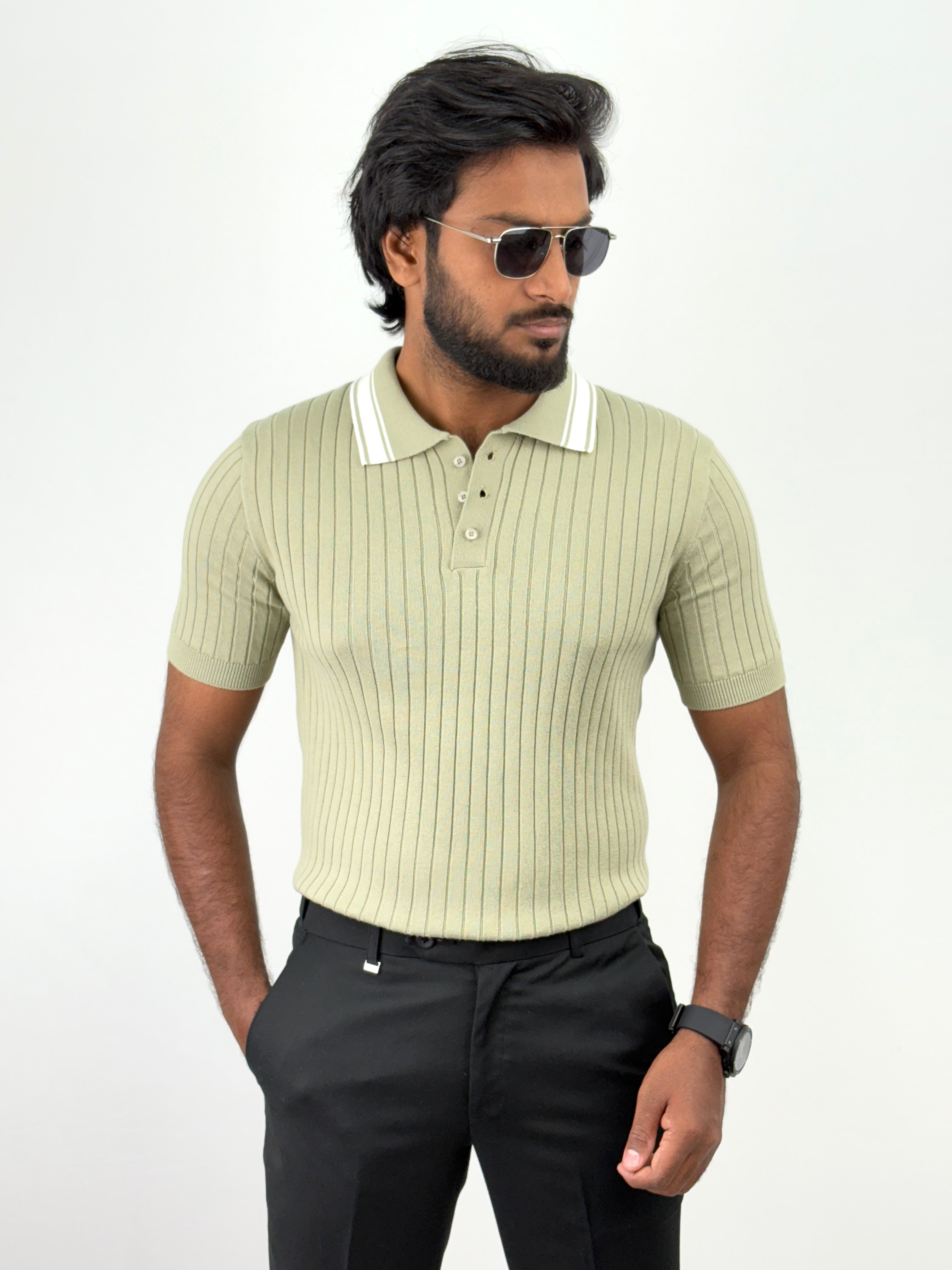 Light Olive Polo T-shirt