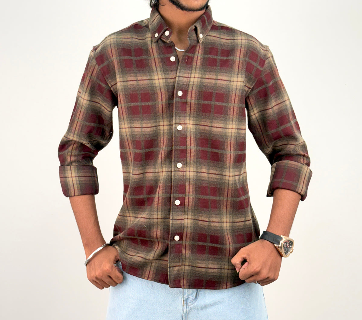 Maroon IMP Flannel Shirt 10