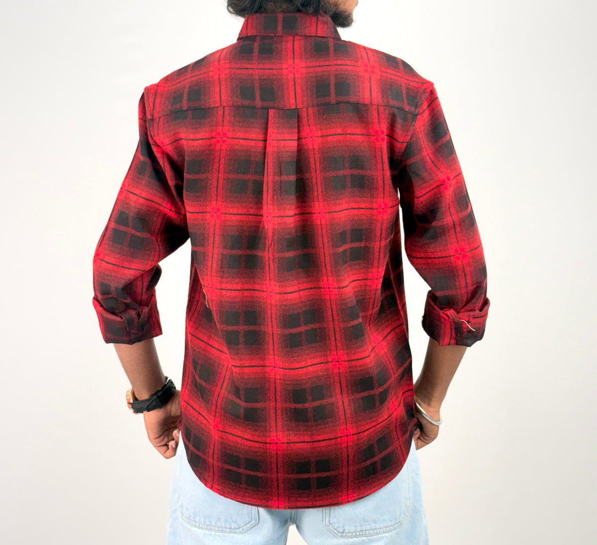 Red Black IMP Flannel Shirt 10