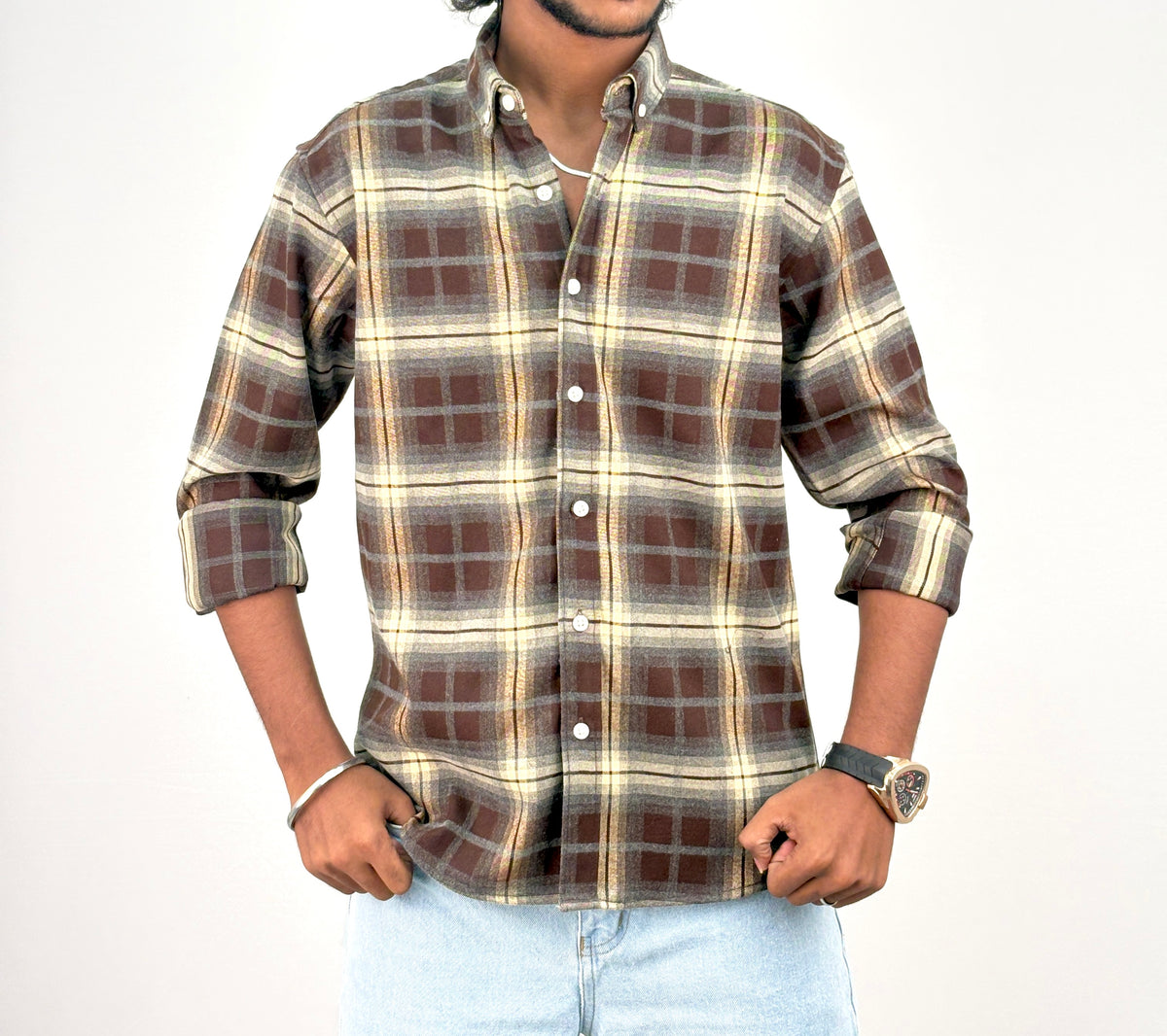 Brown IMP Flannel Shirt 10