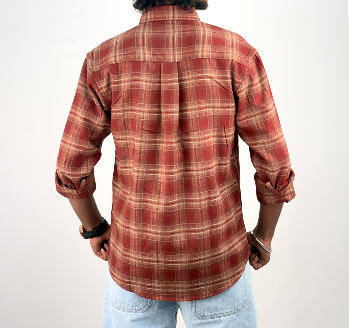 Brick red IMP Flannel Shirt 10