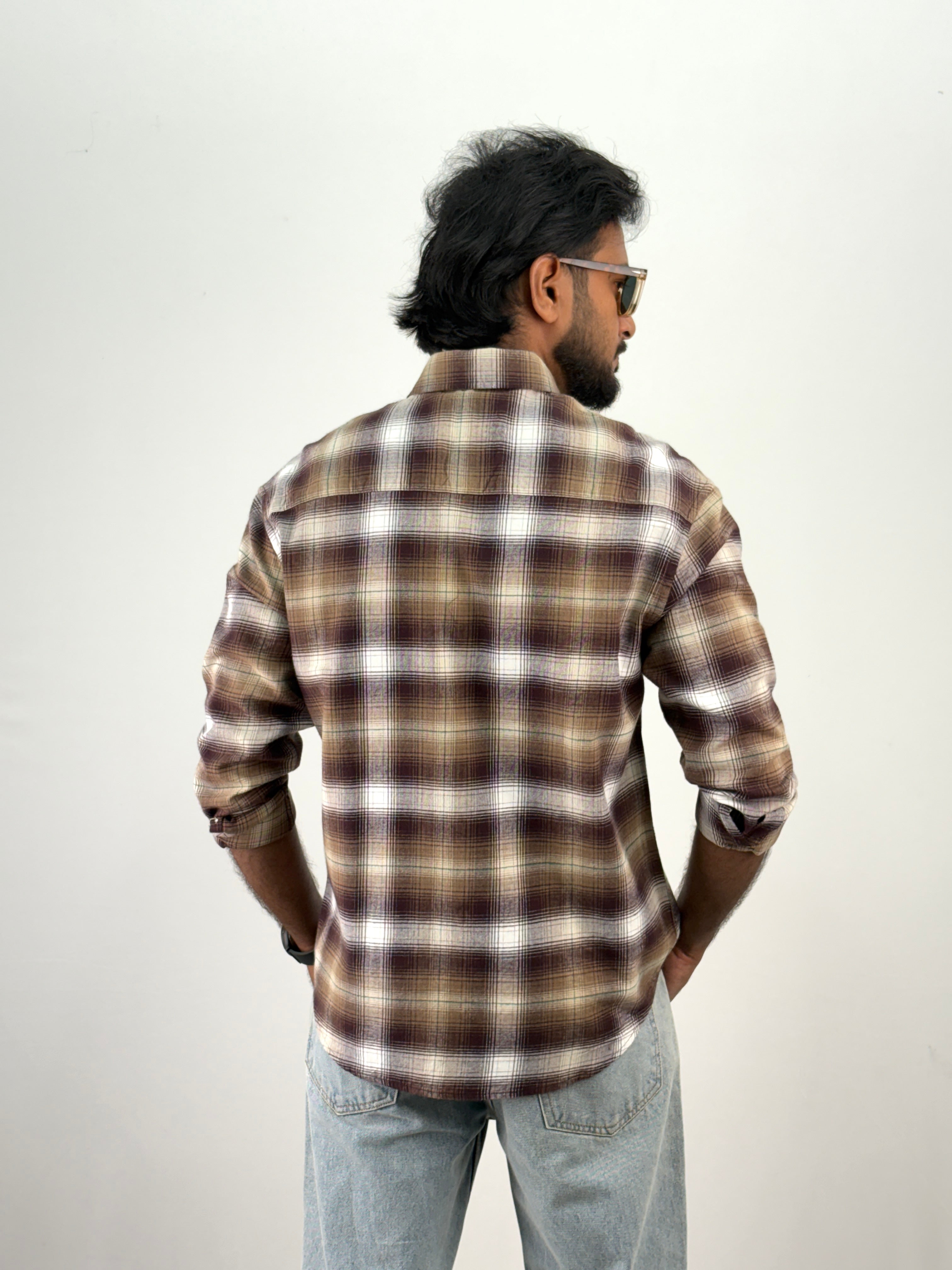 Brown Flannel Shirt