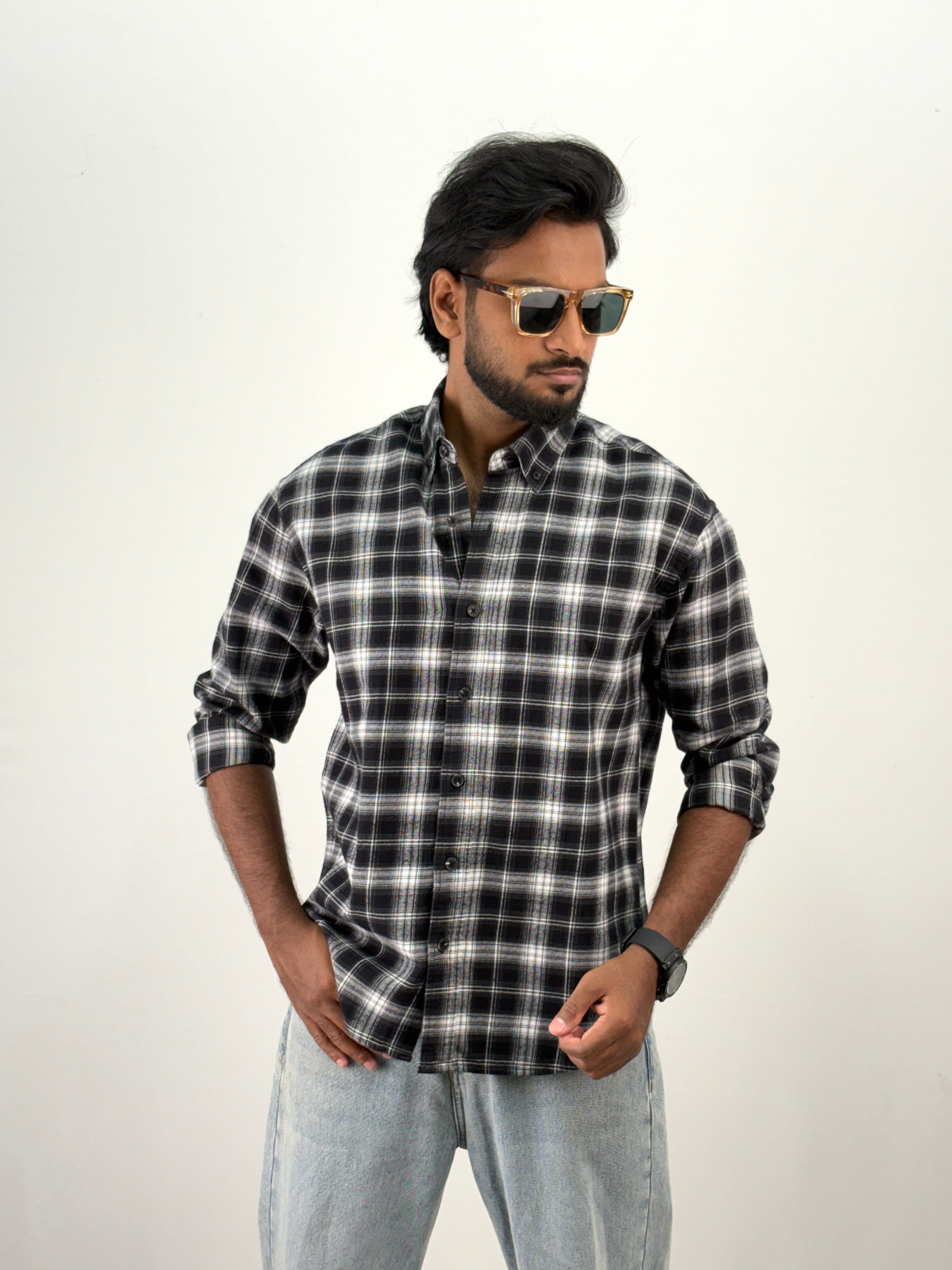 Black Flannel Shirt