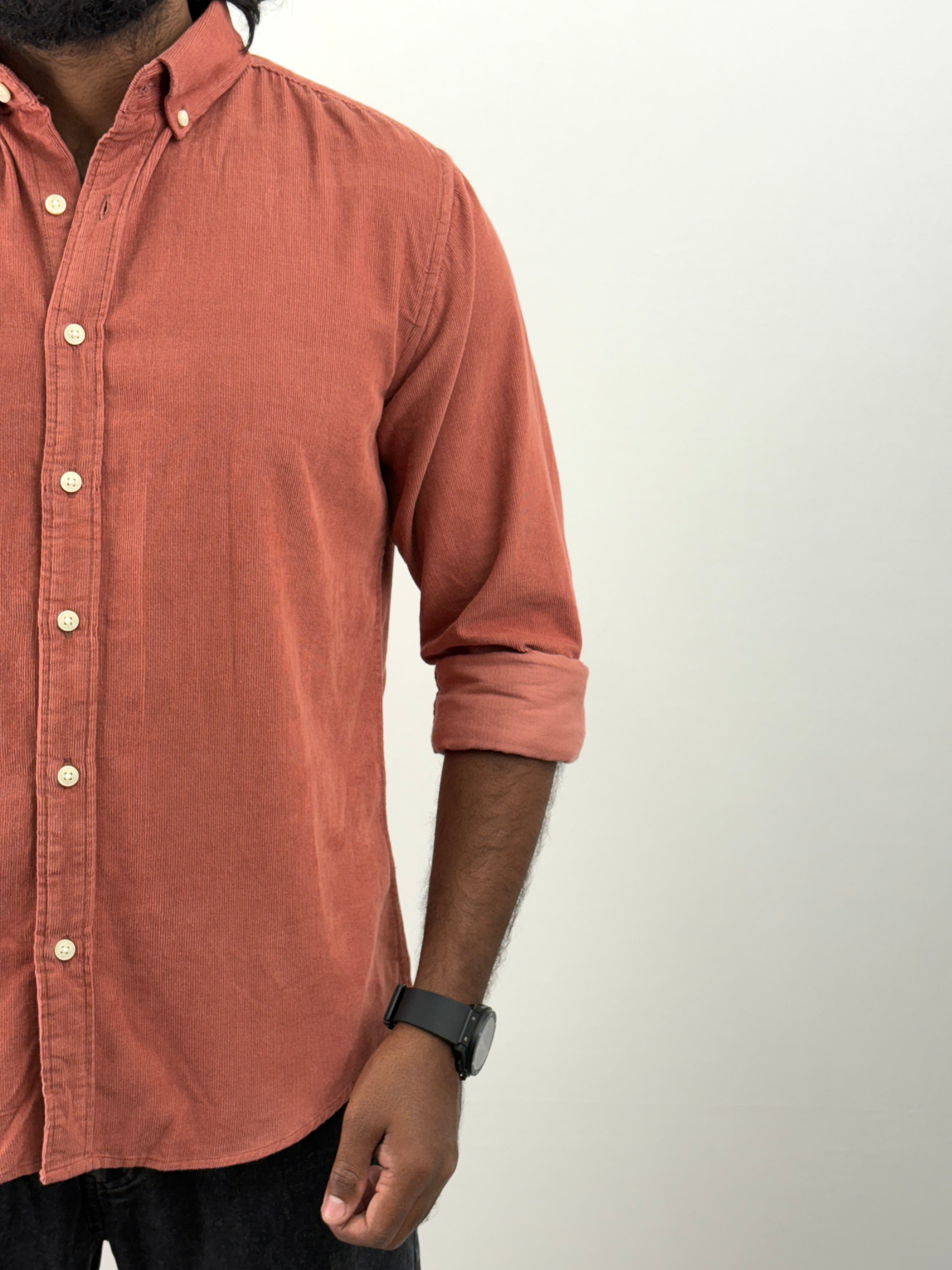 Cherry Corduroy Shirt