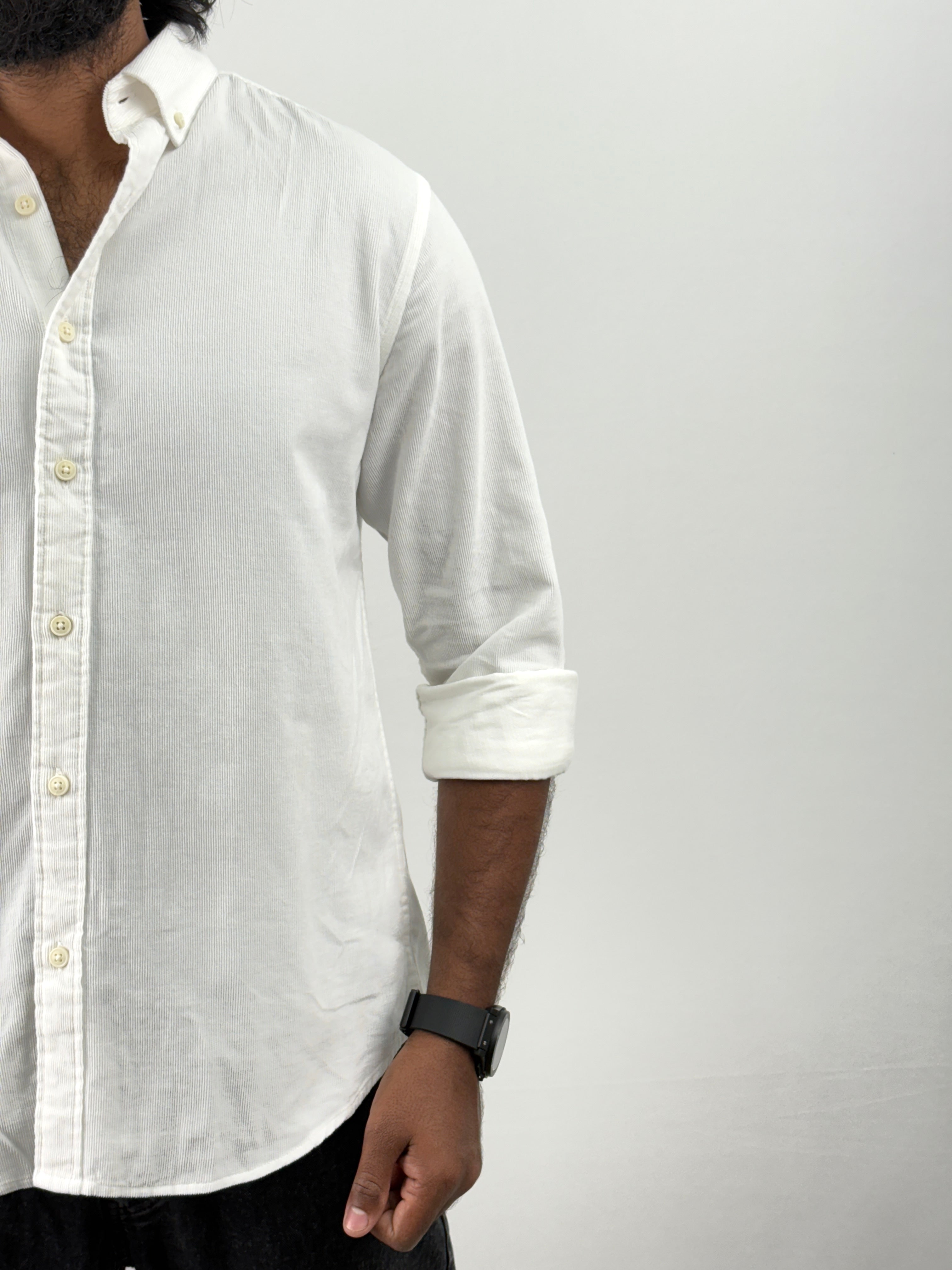 White Corduroy Shirt