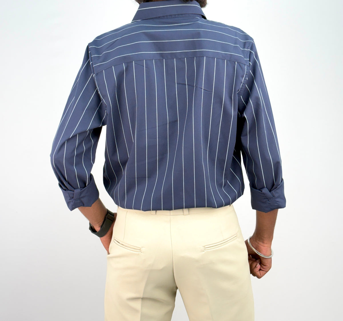Navy IMP Stripe Shirt