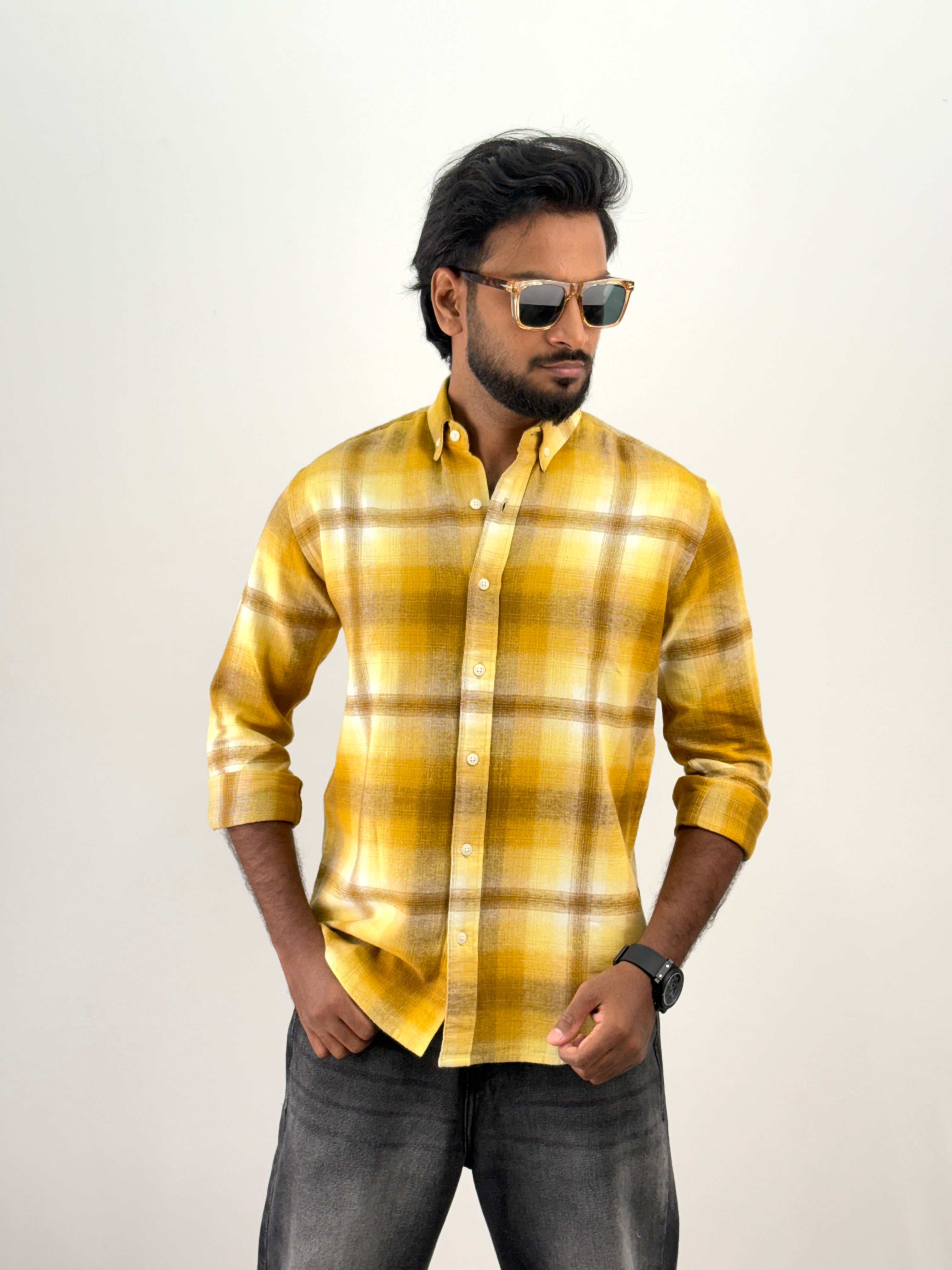 Yellow Flannel Shirt