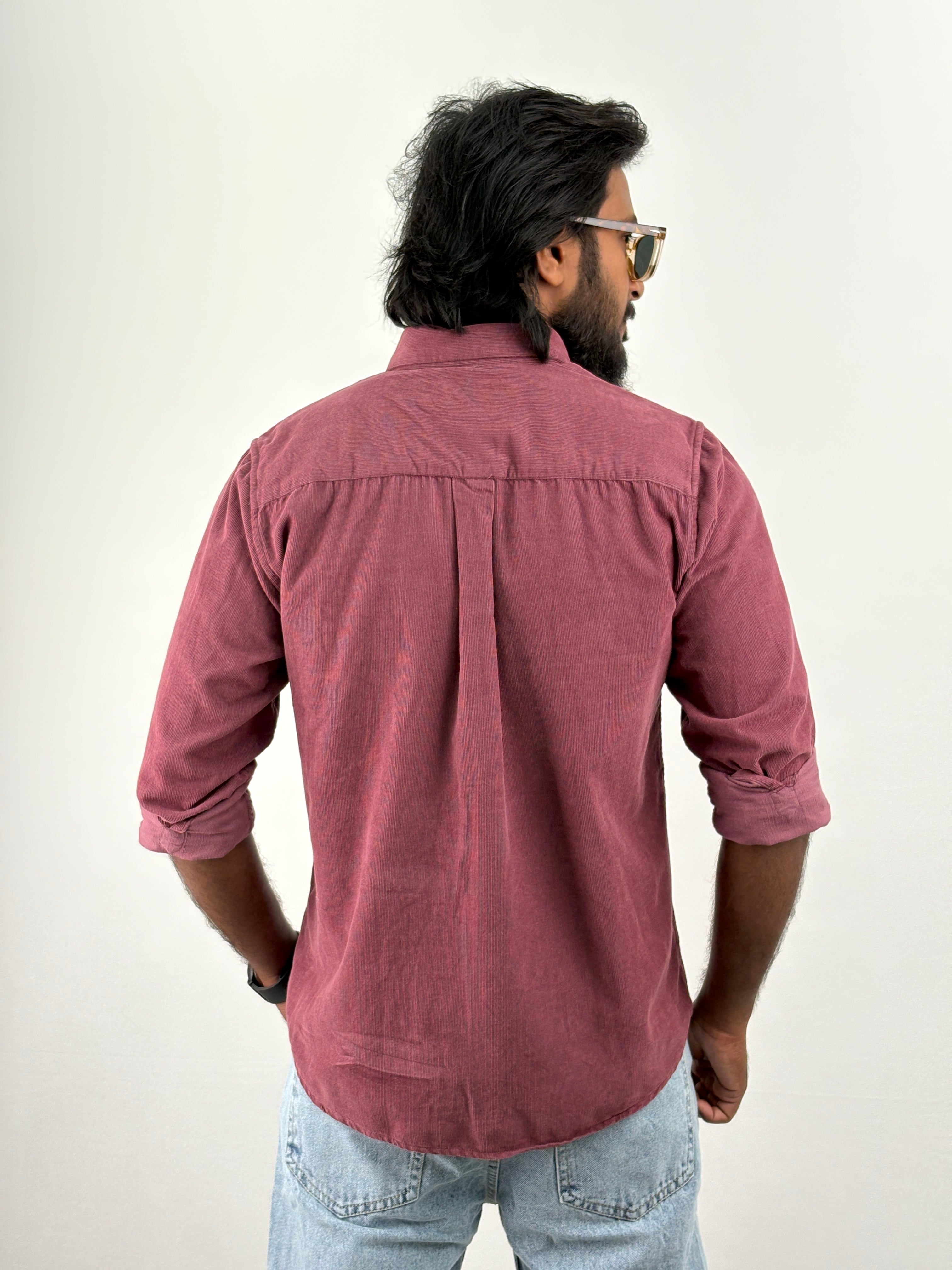 Lavender Corduroy Shirt