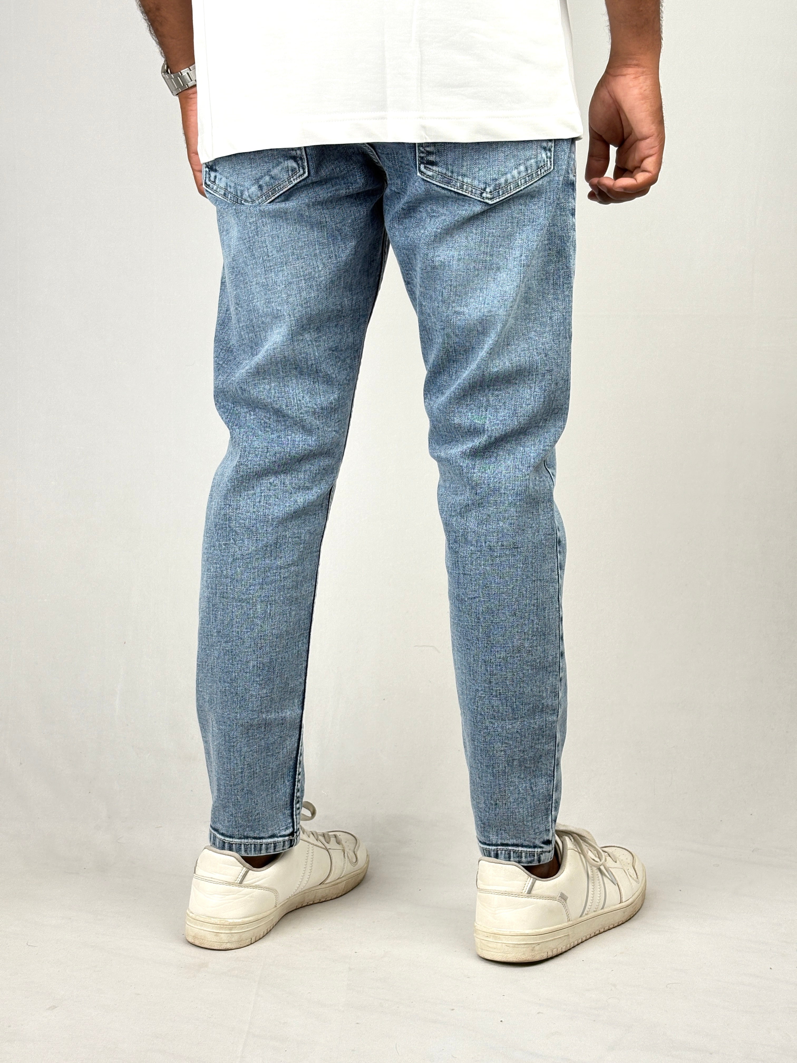 Blue Acid Ankle Fit Jean