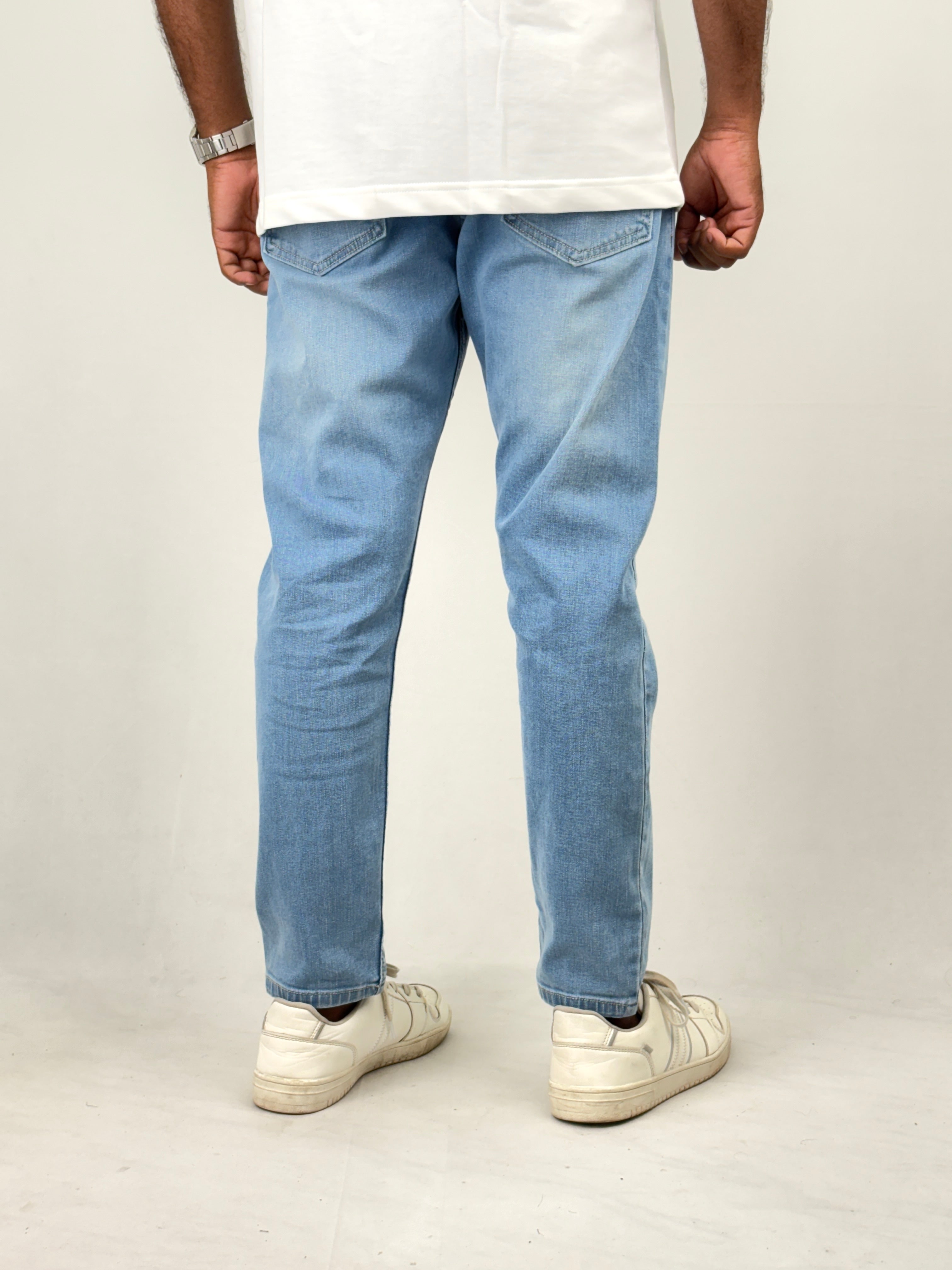 Ice Blue Ankle Fit Jean