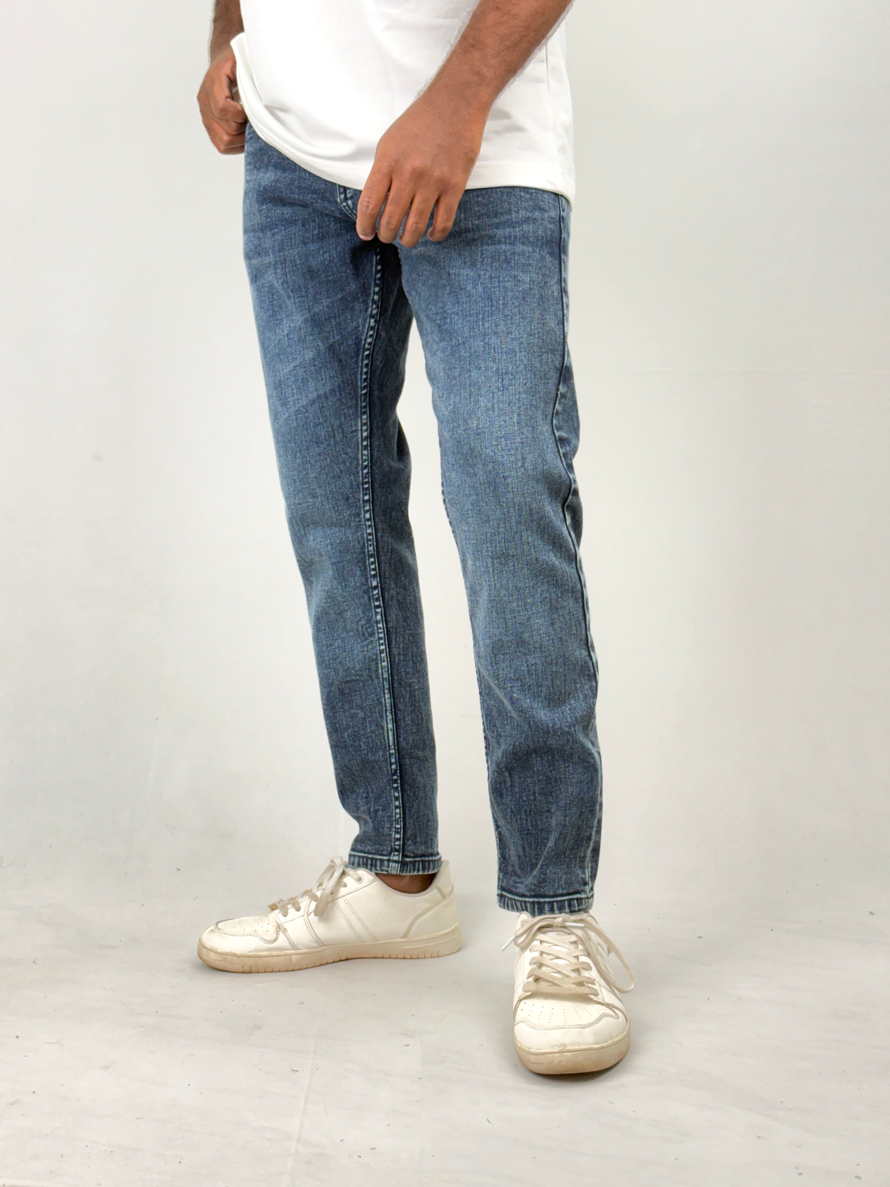 Denim Blue Ankle Fit Jean