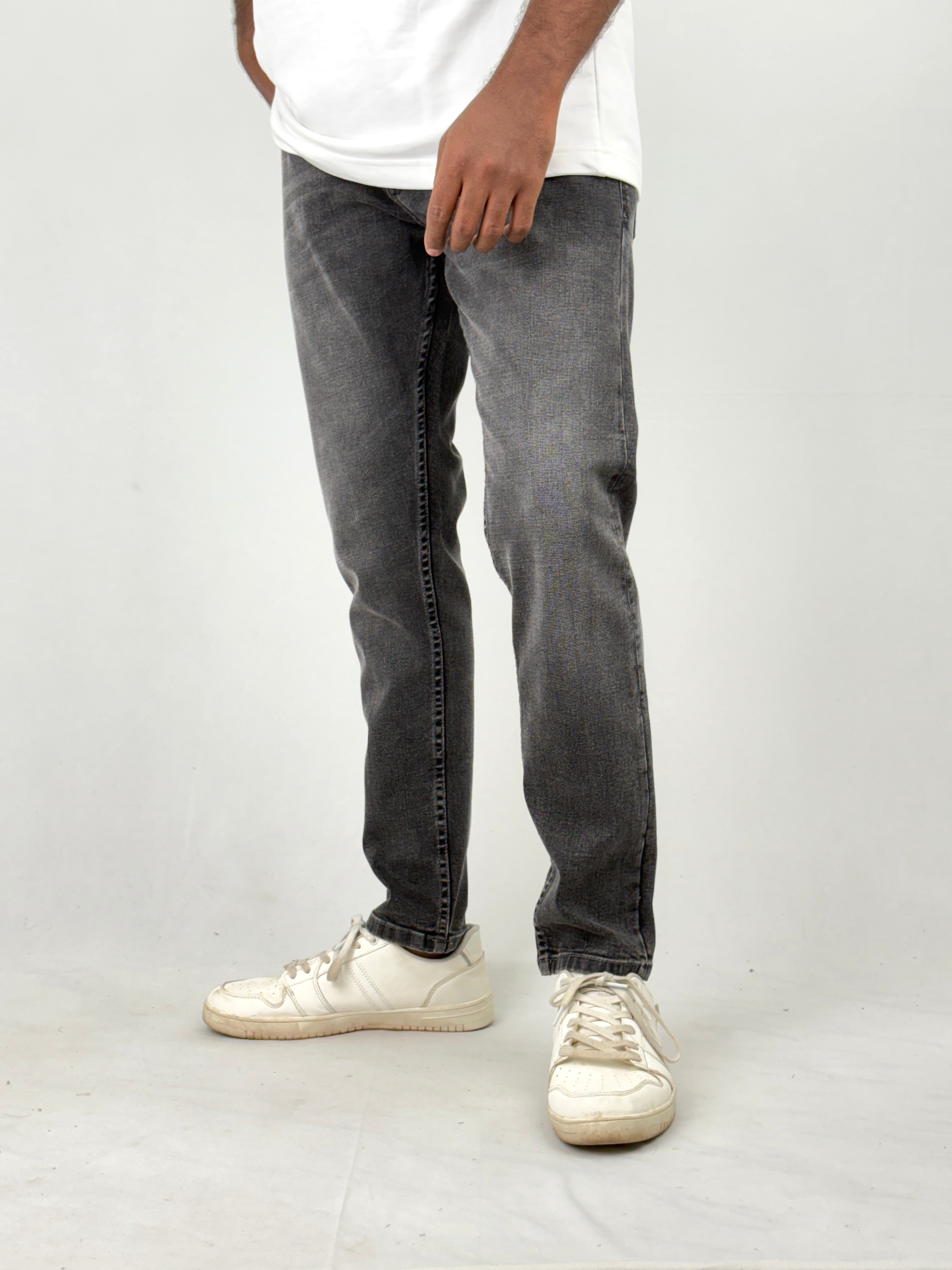 Dark Grey Ankle Fit Jean