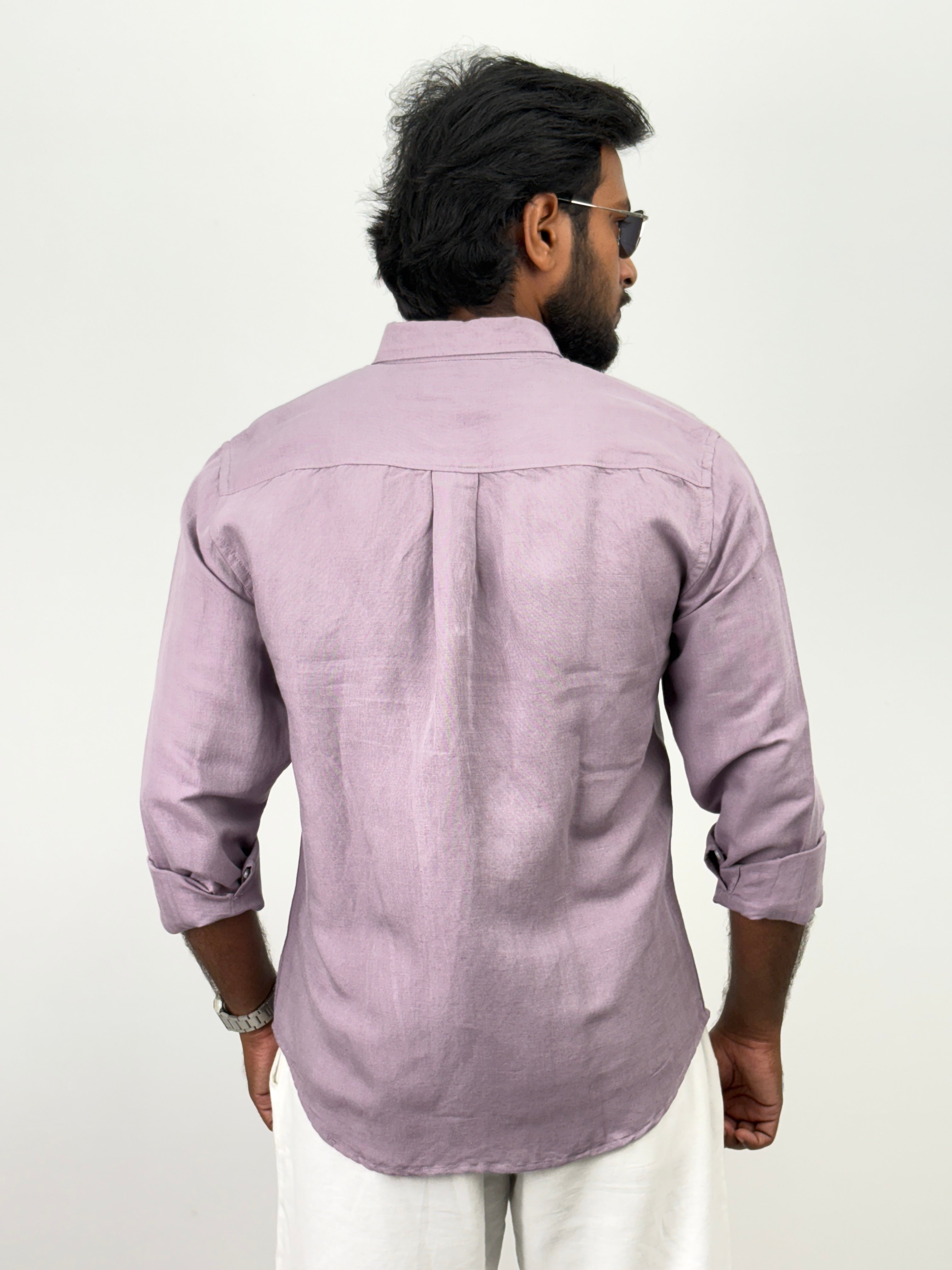 Lavender Linen Shirt