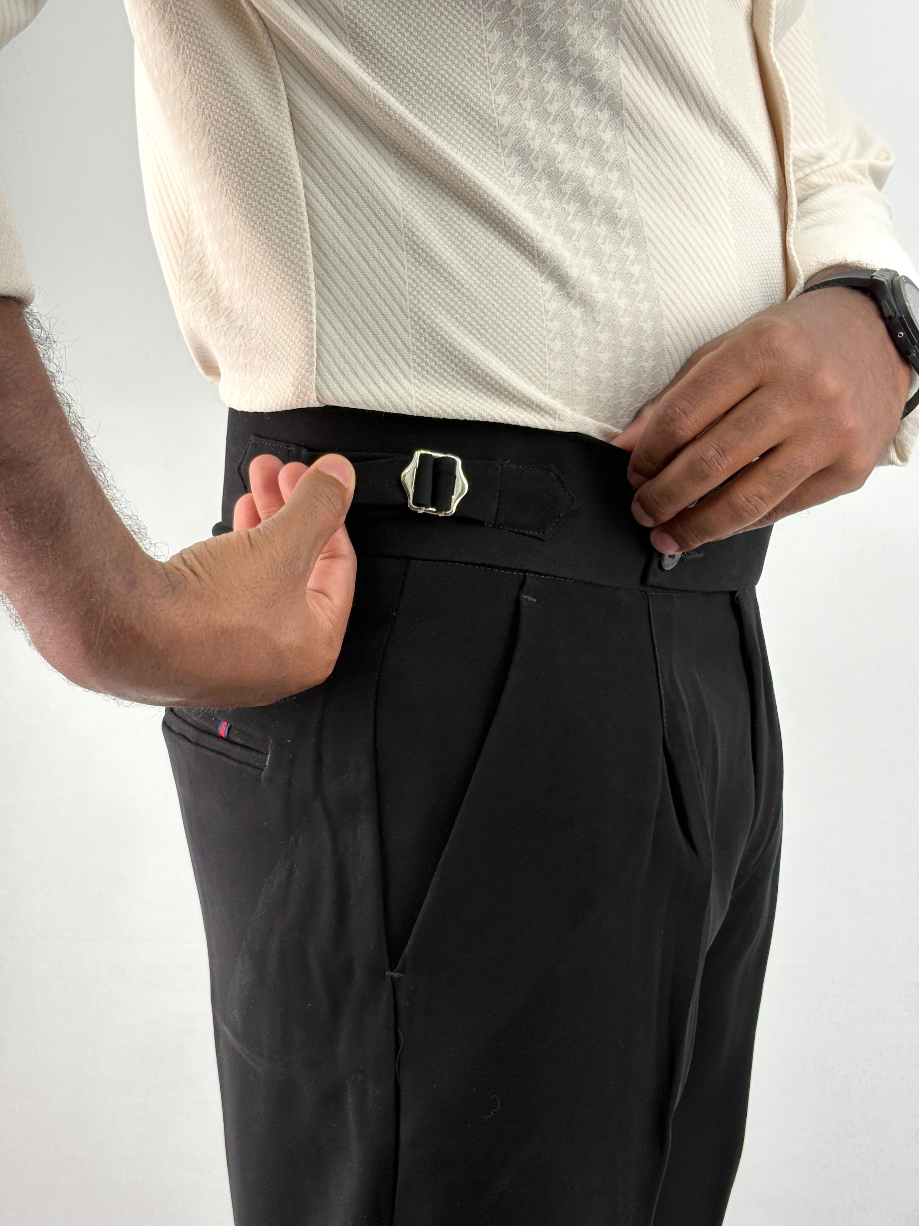 Black Gurkha Pant