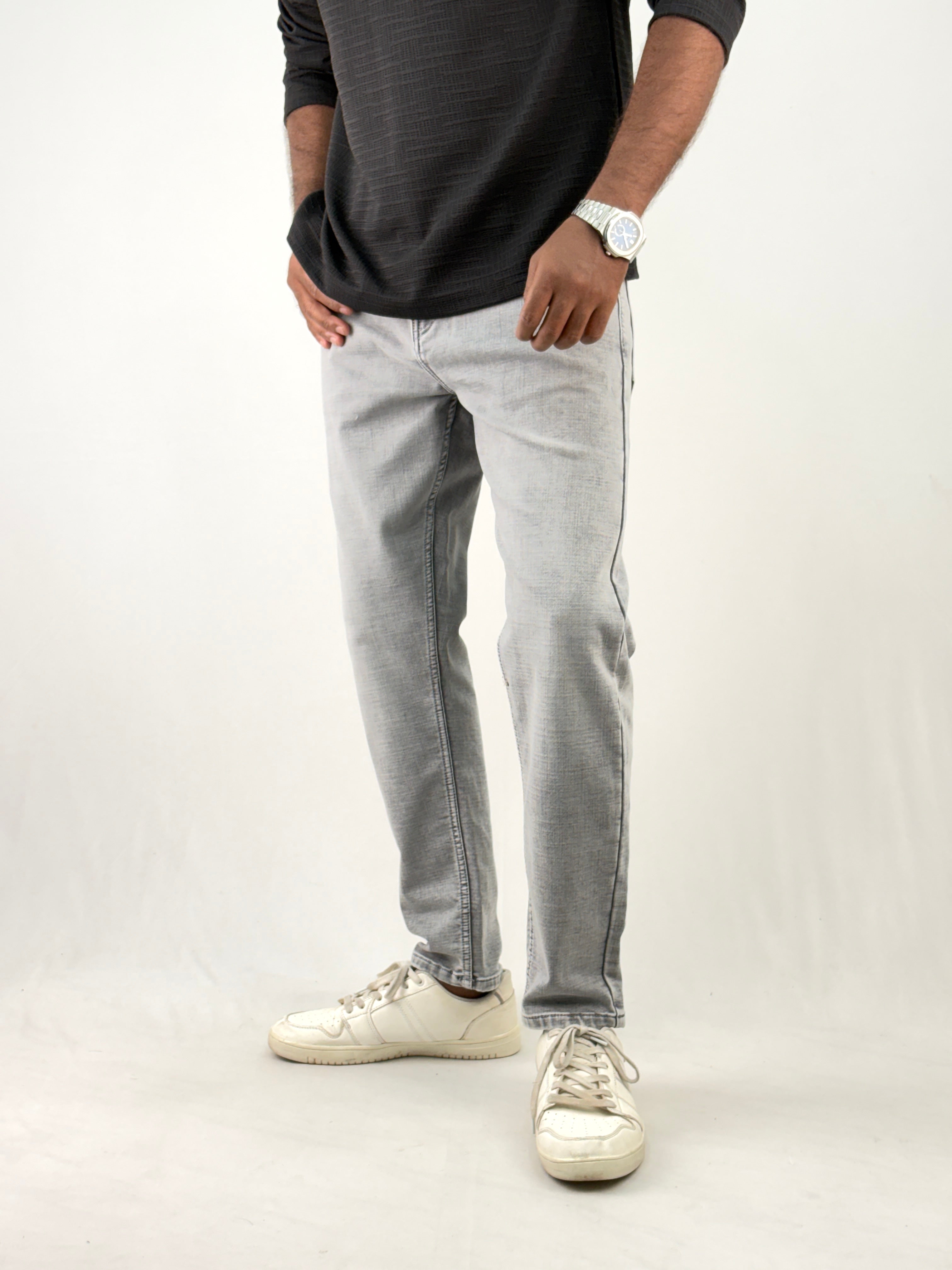 Light Grey Ankle Fit Jean