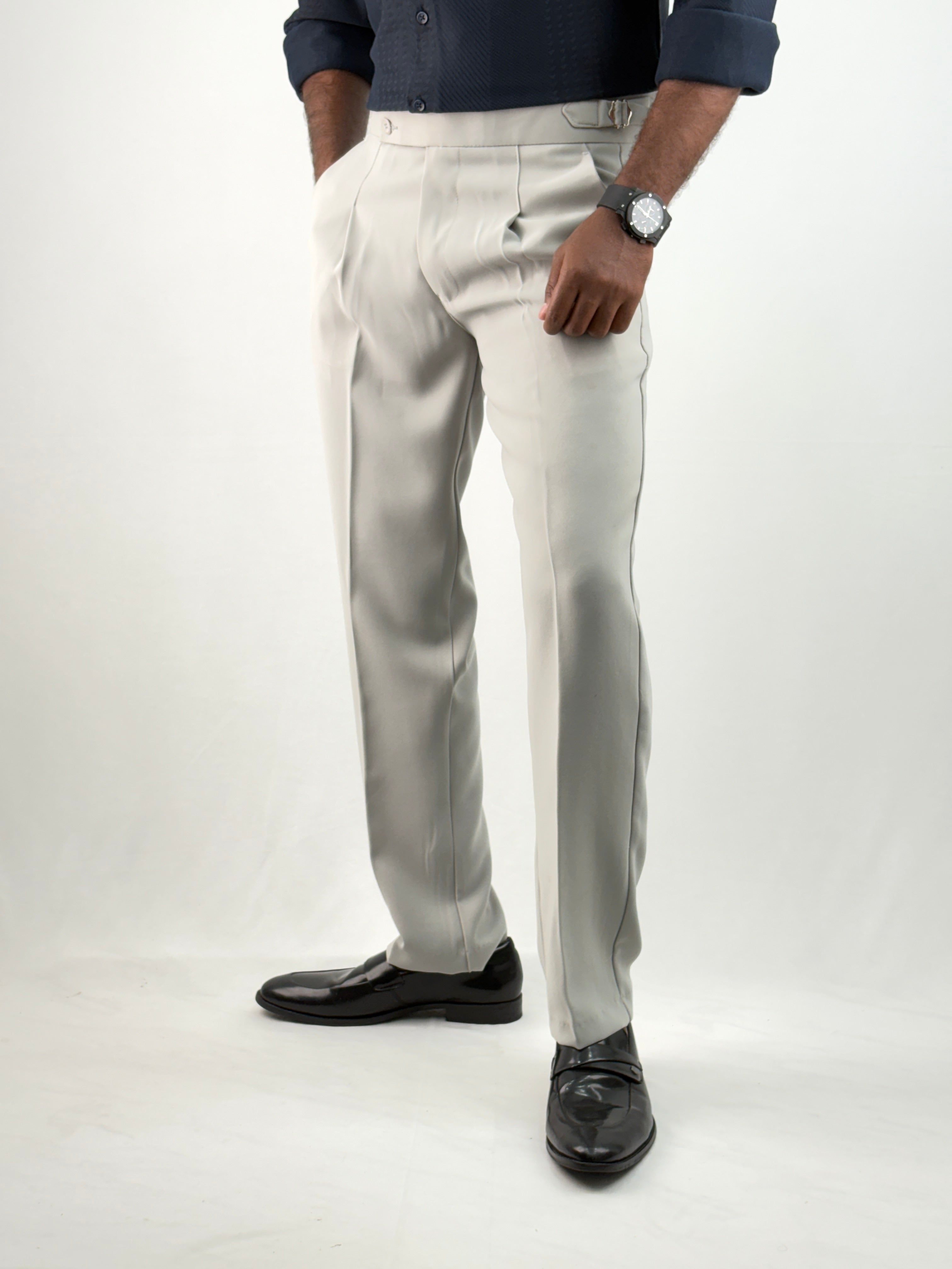Light Grey Gurkha Pant