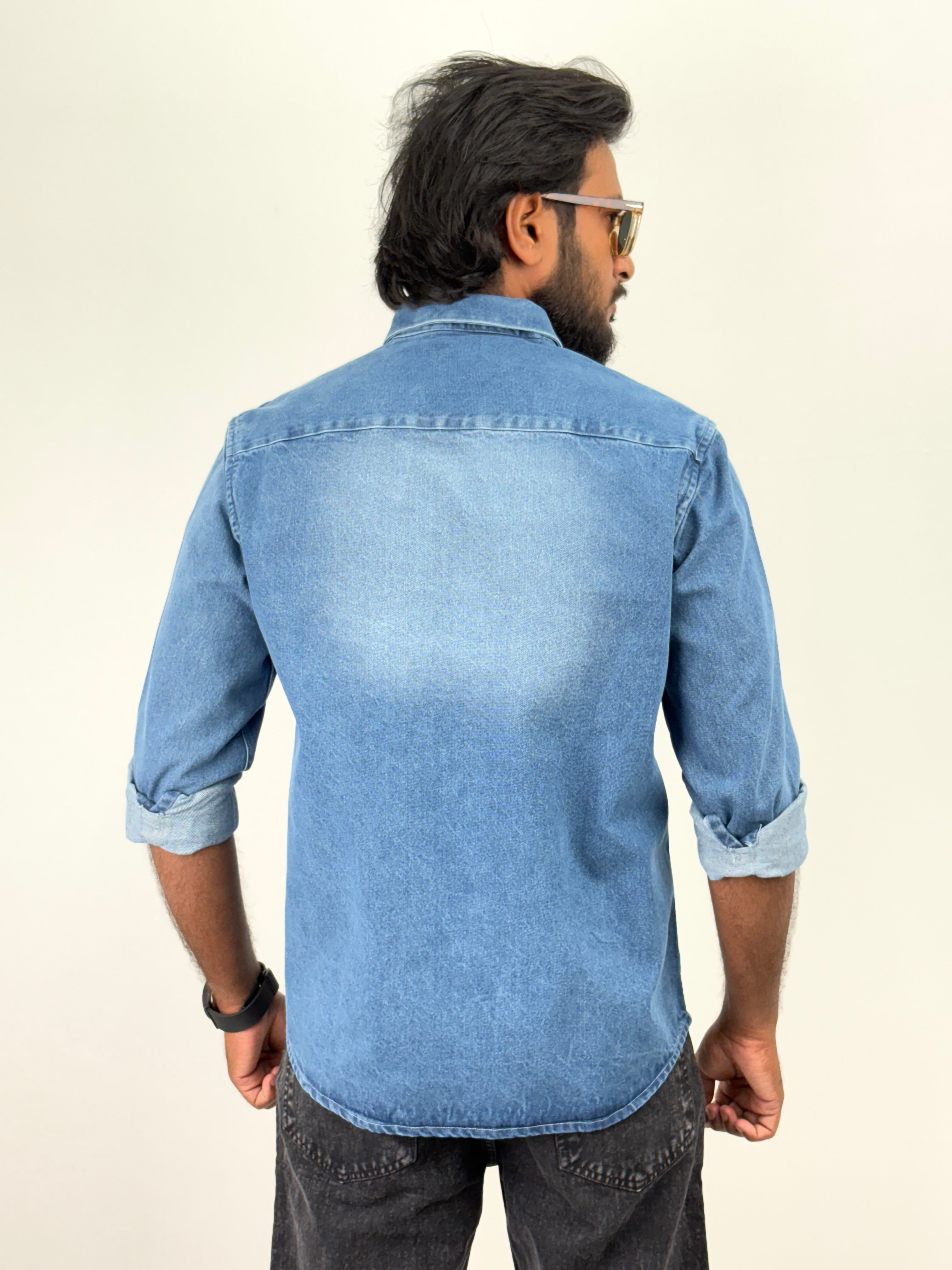 Blue Shade Denim Shirt