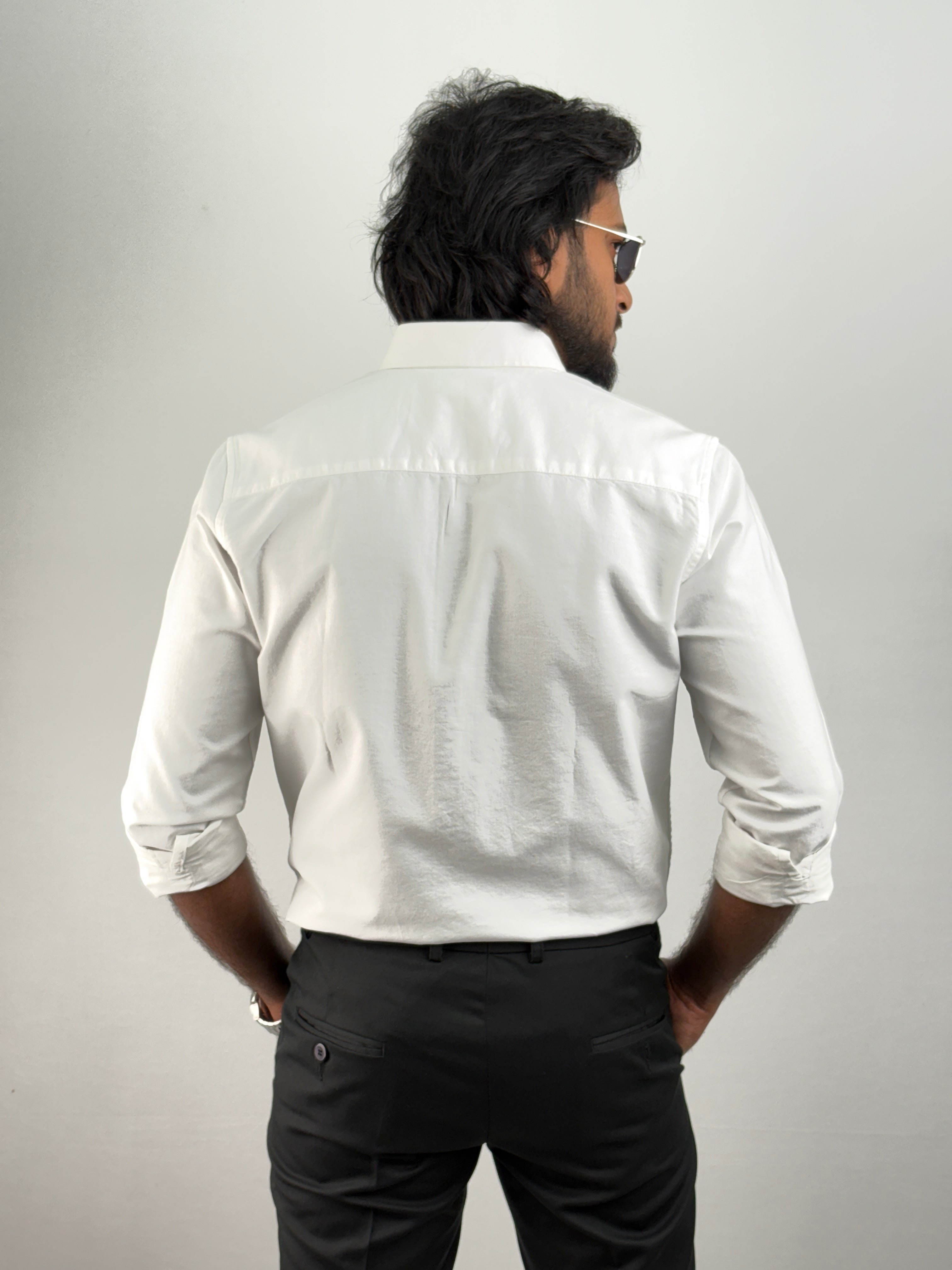 White Plain Oxford Shirt 2