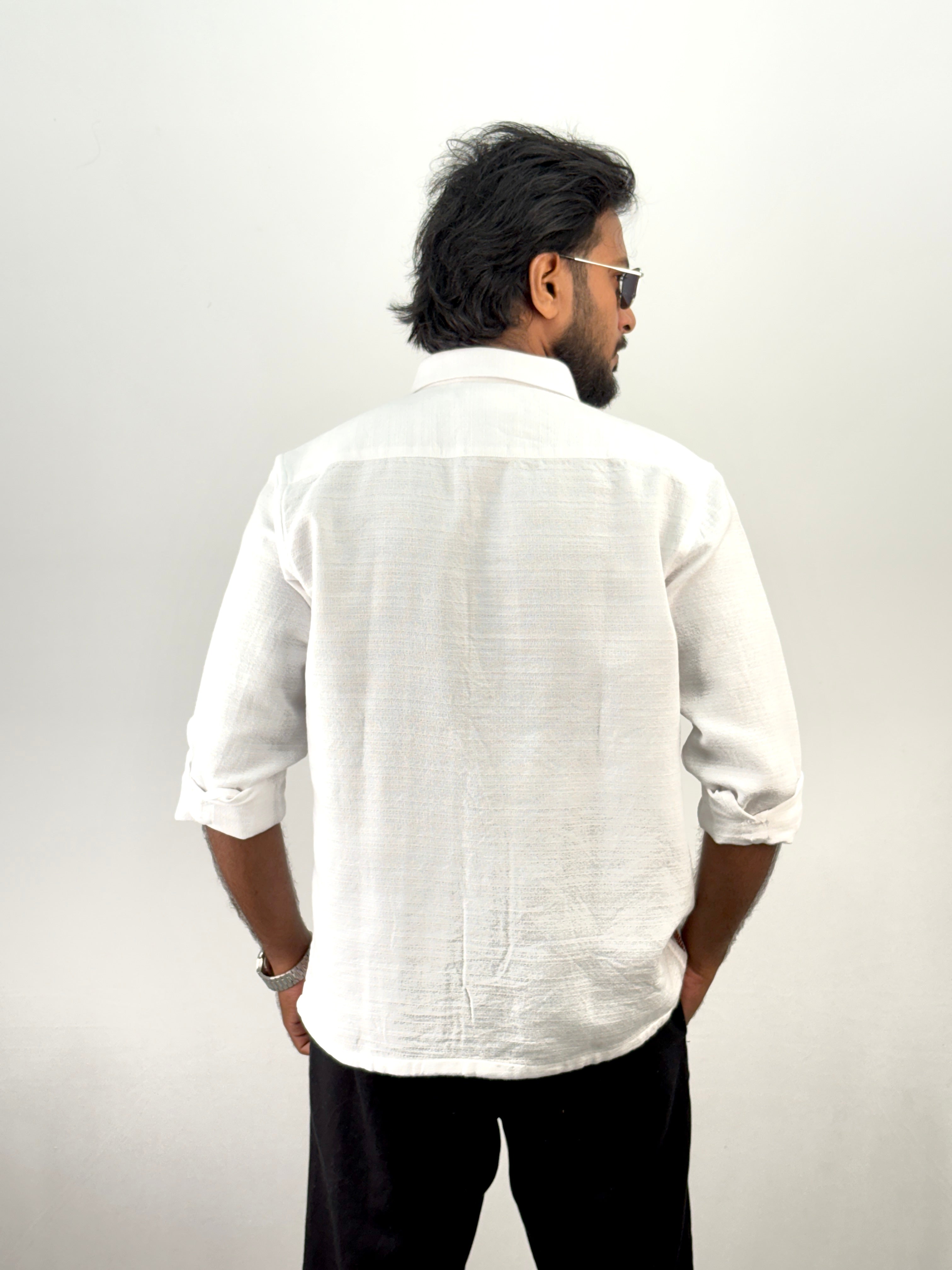 White Embroidery Shirt