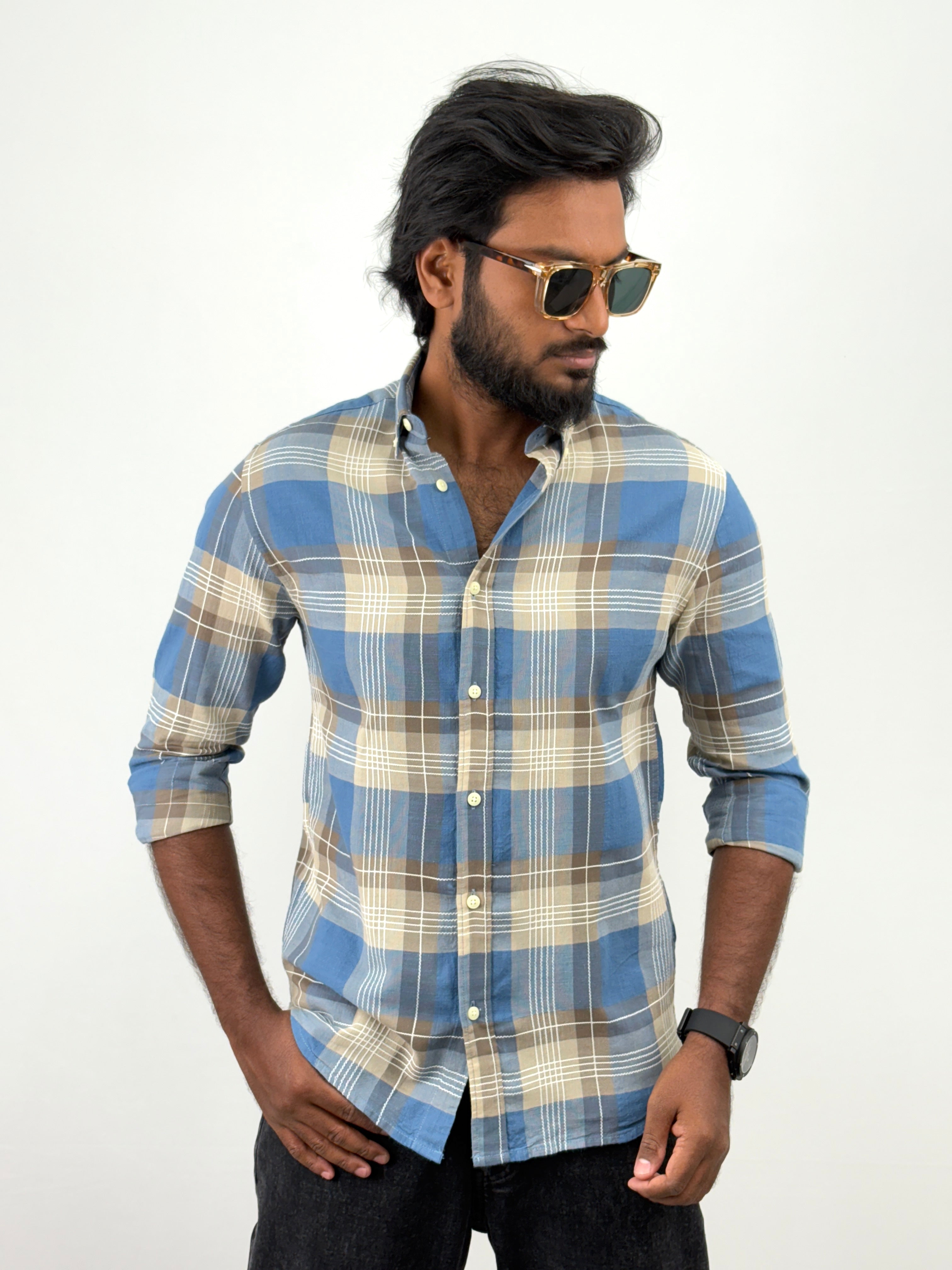 Blue Flannel Shirt