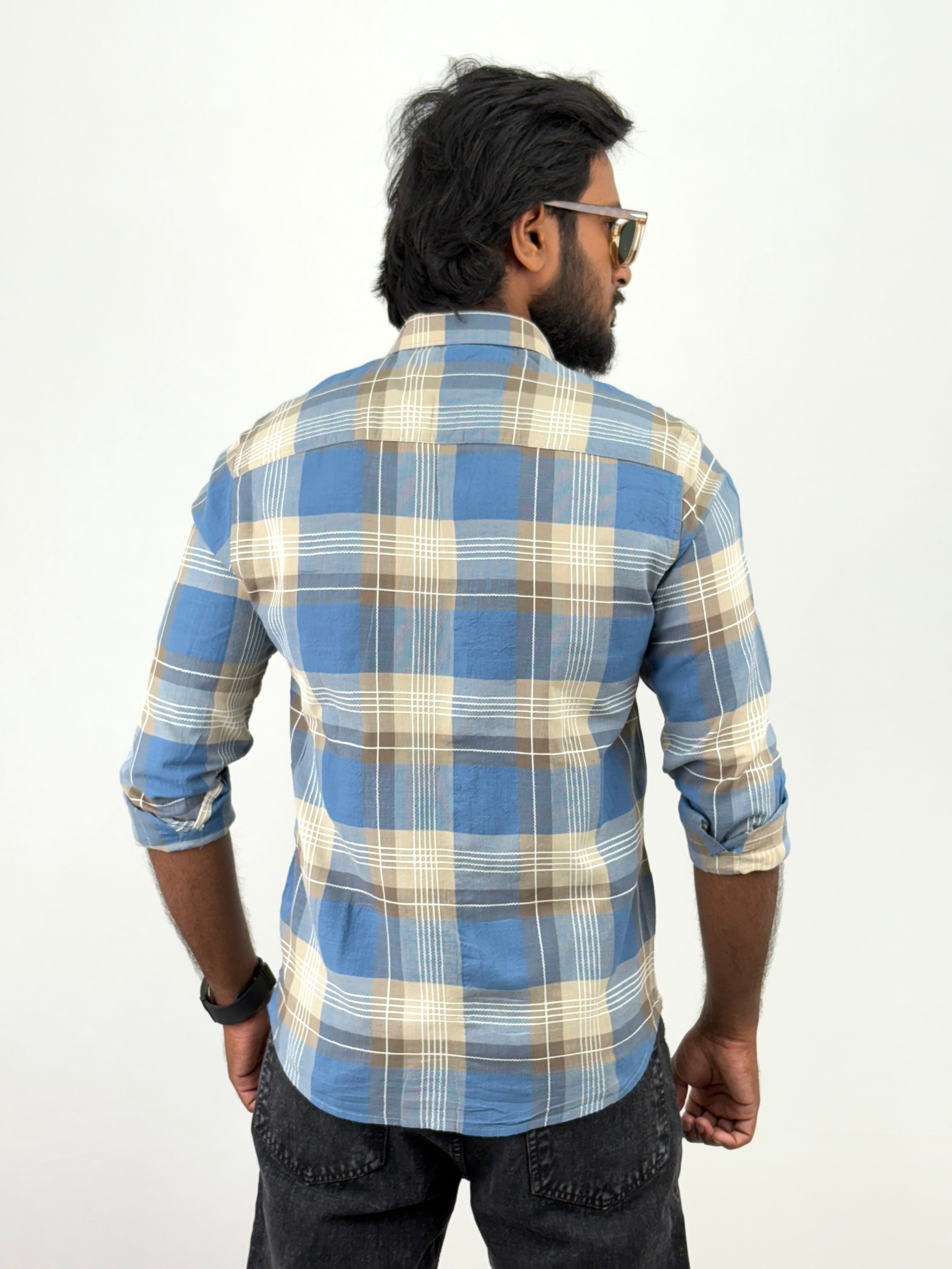 Blue Flannel Shirt