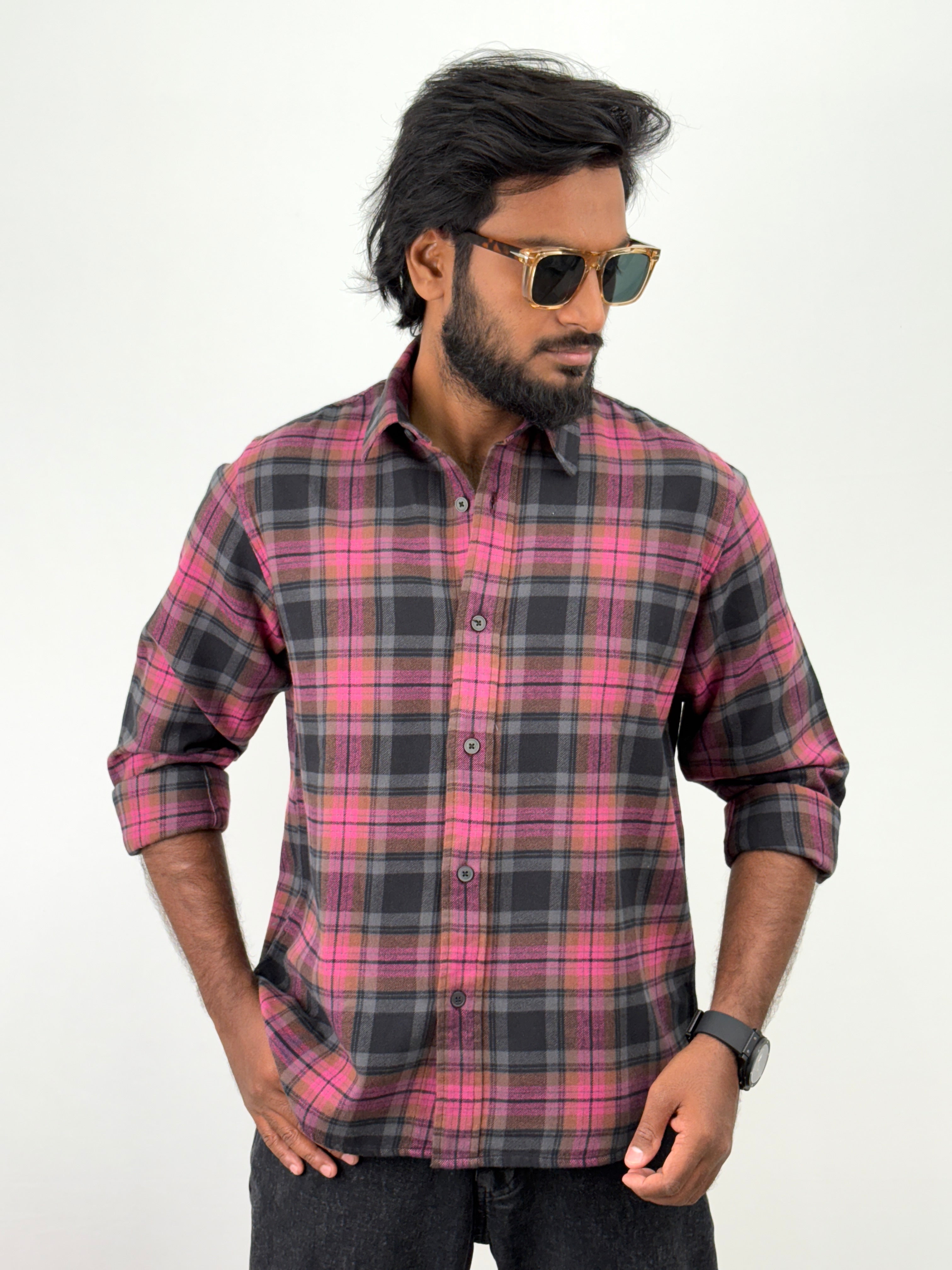 Pink Flannel Shirt