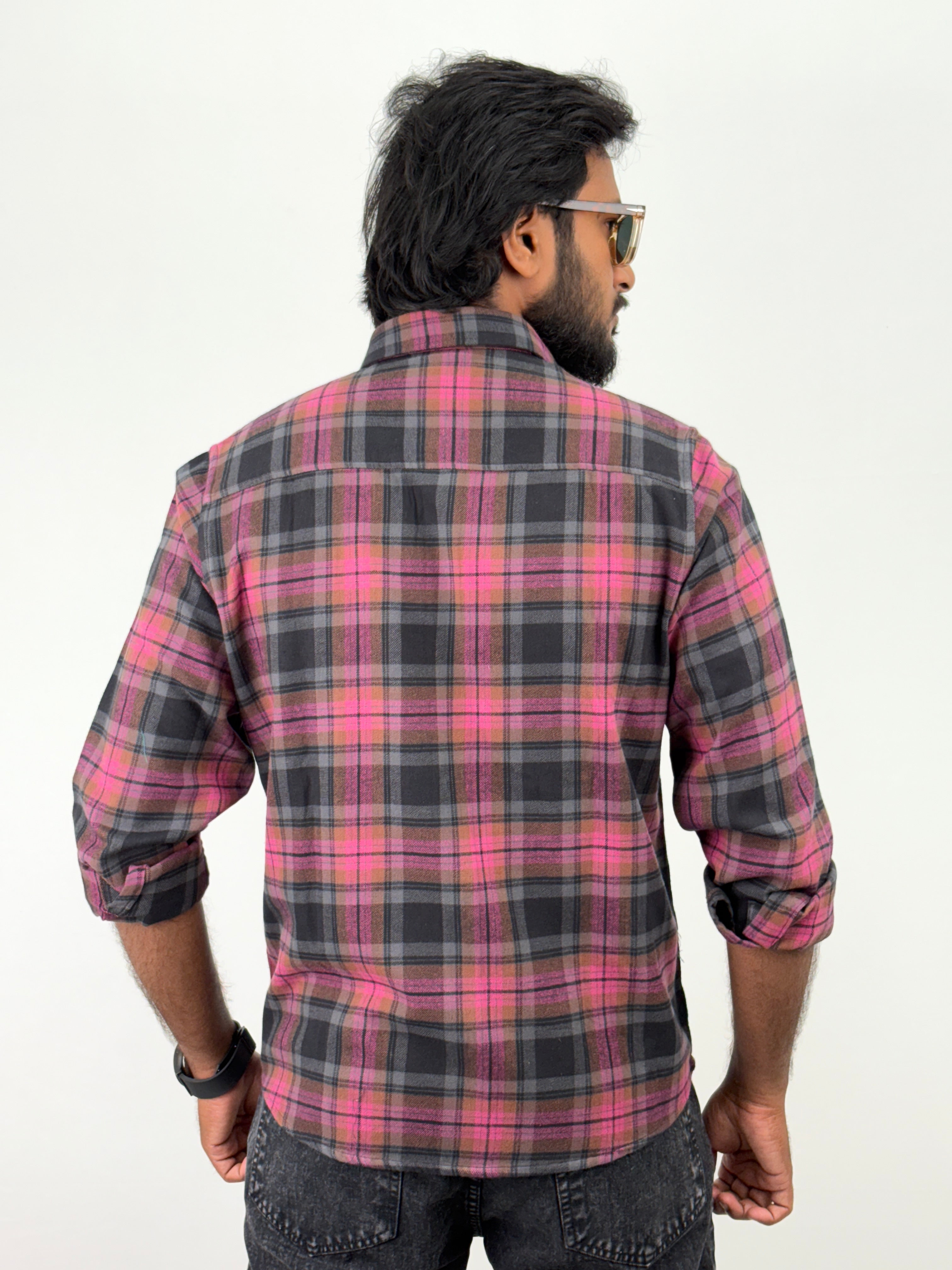 Pink Flannel Shirt