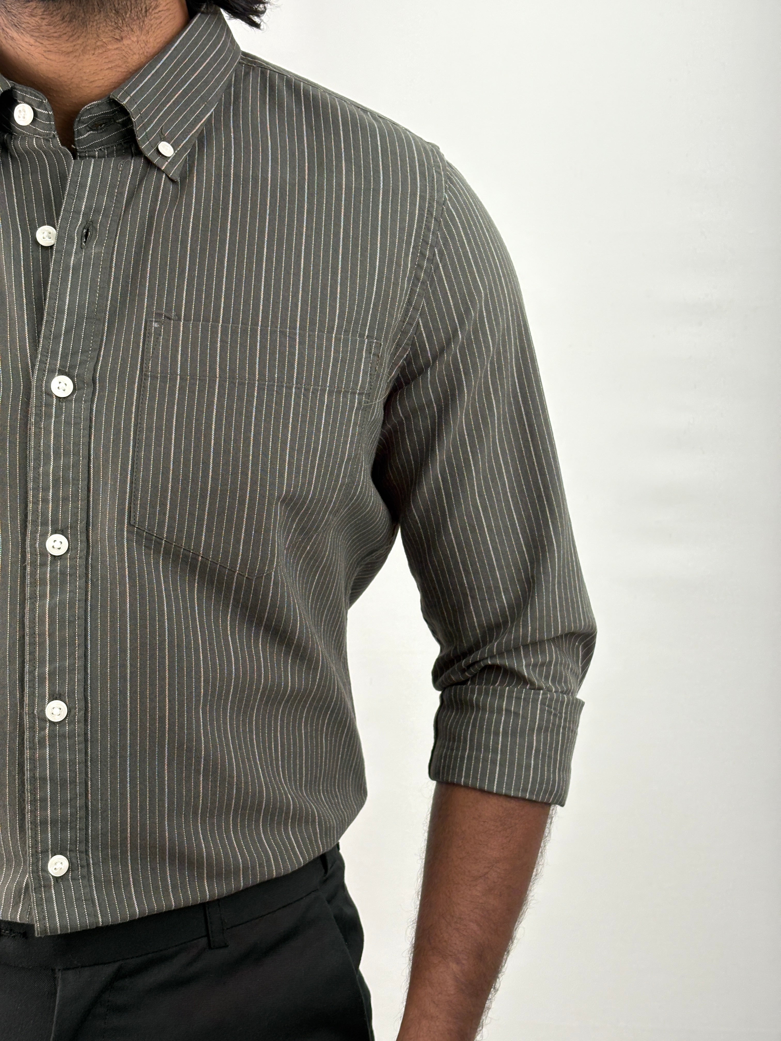 Green Stripe Shirt