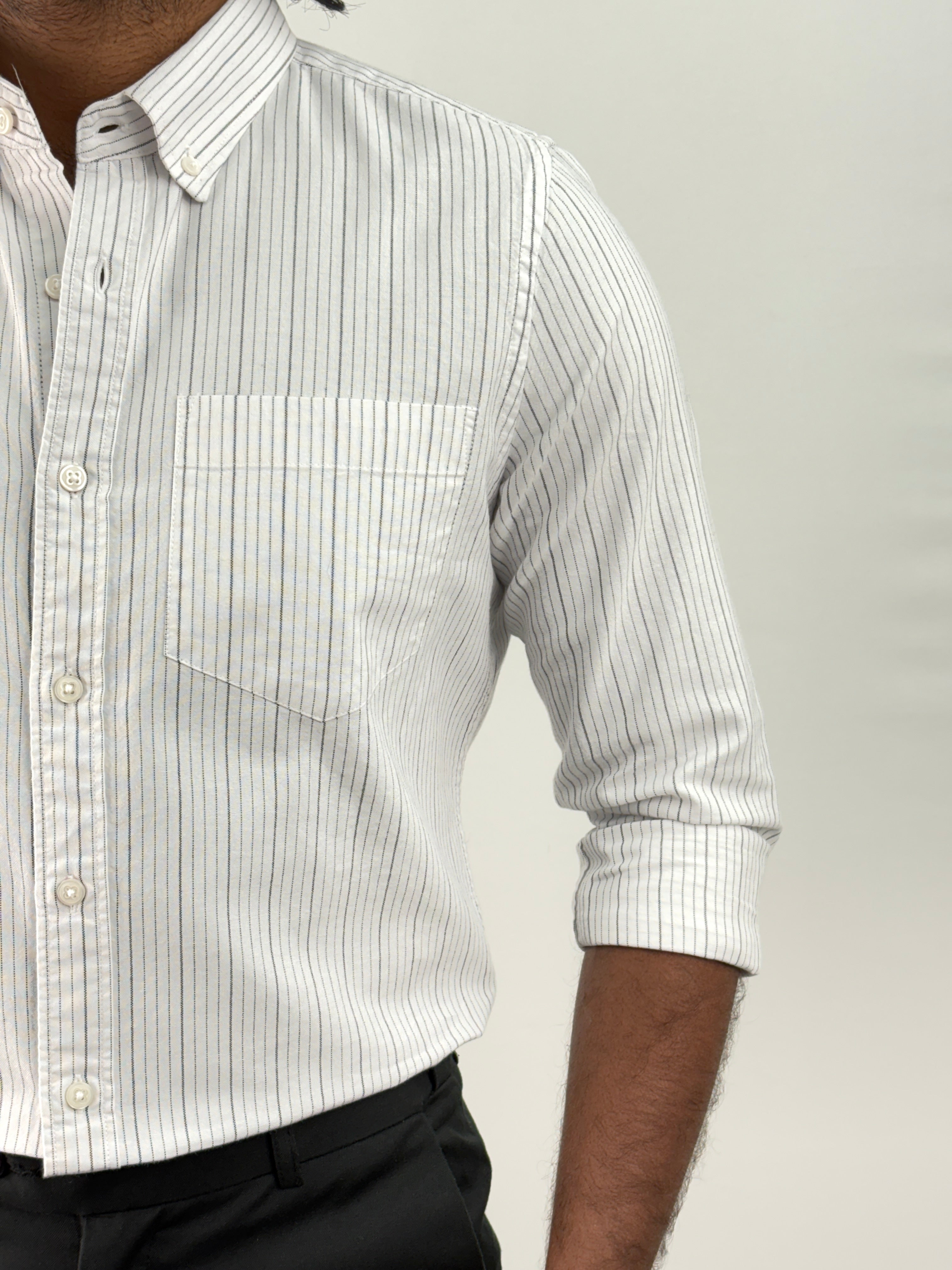 White Stripe Shirt