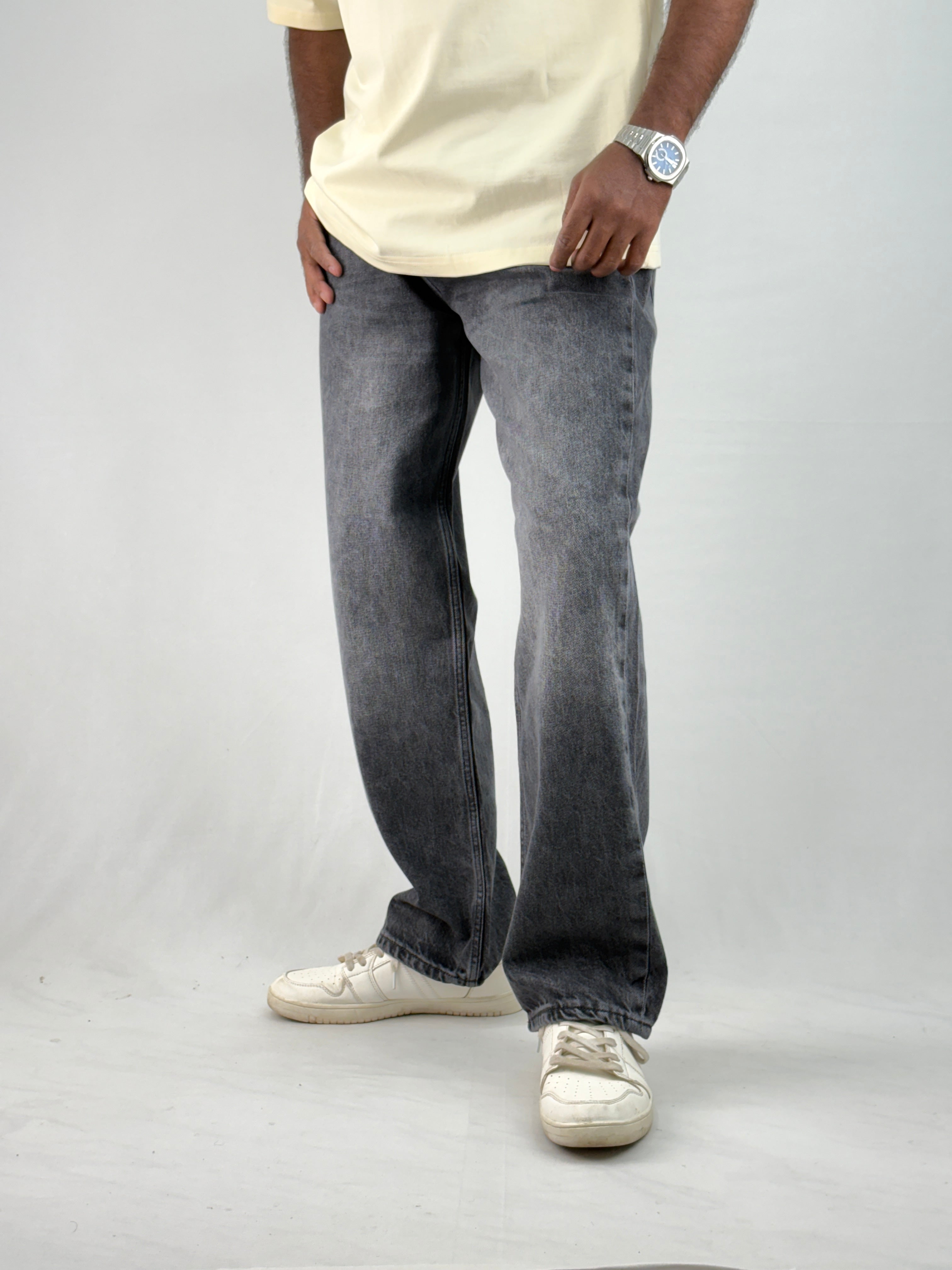 Dark Grey Baggy Jean