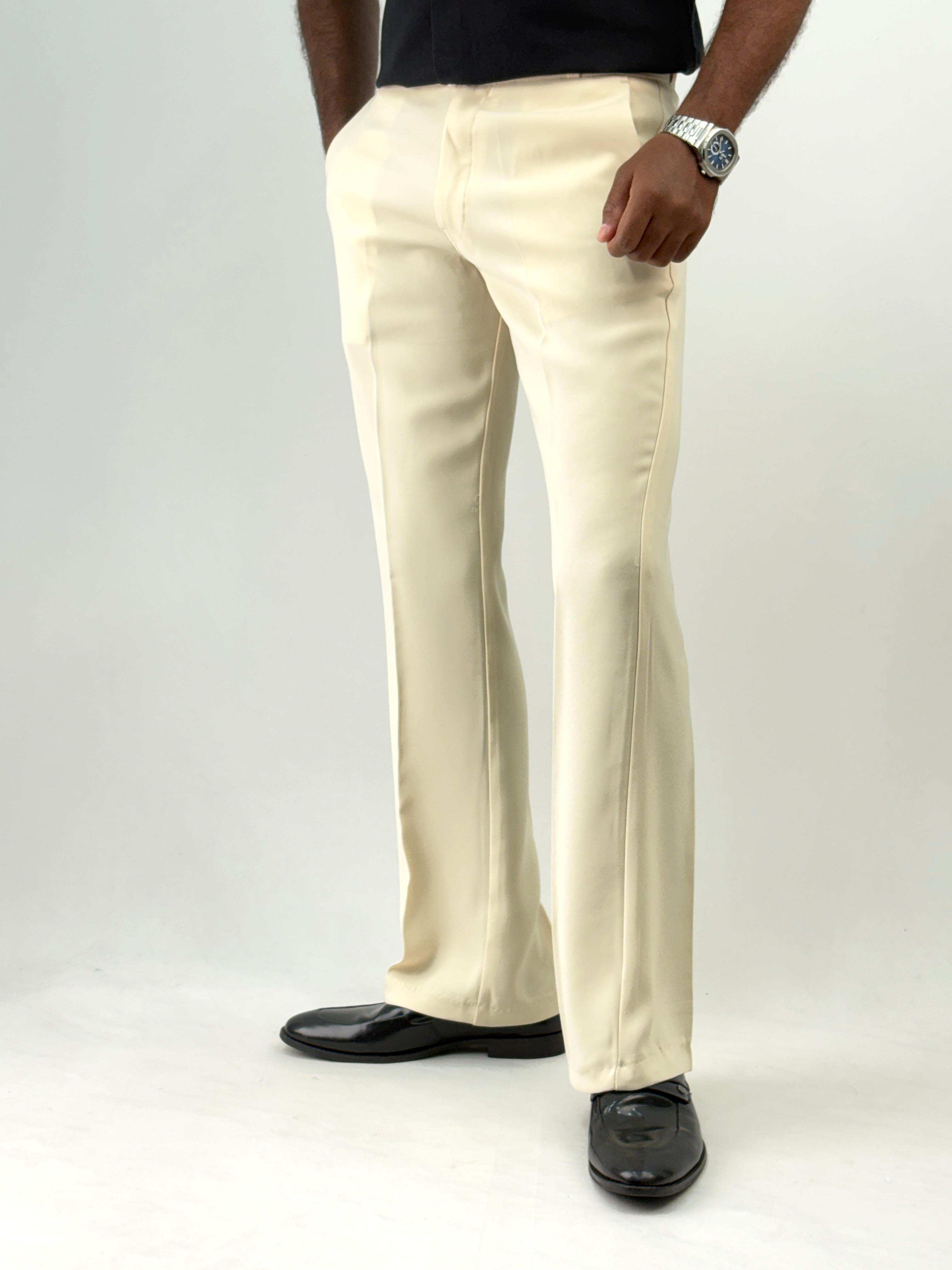 Cream IMP Bootcut Pant