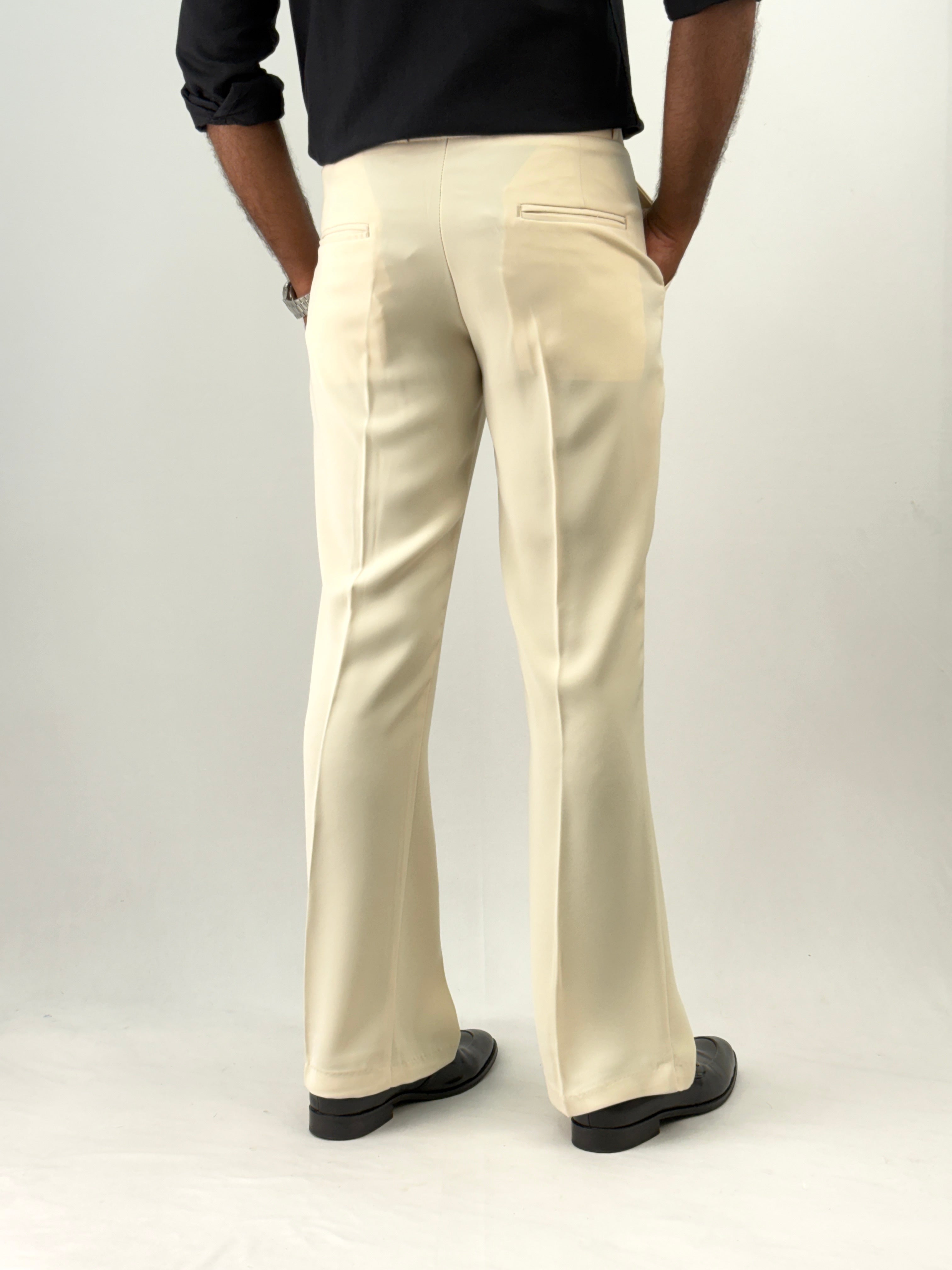 Cream IMP Bootcut Pant
