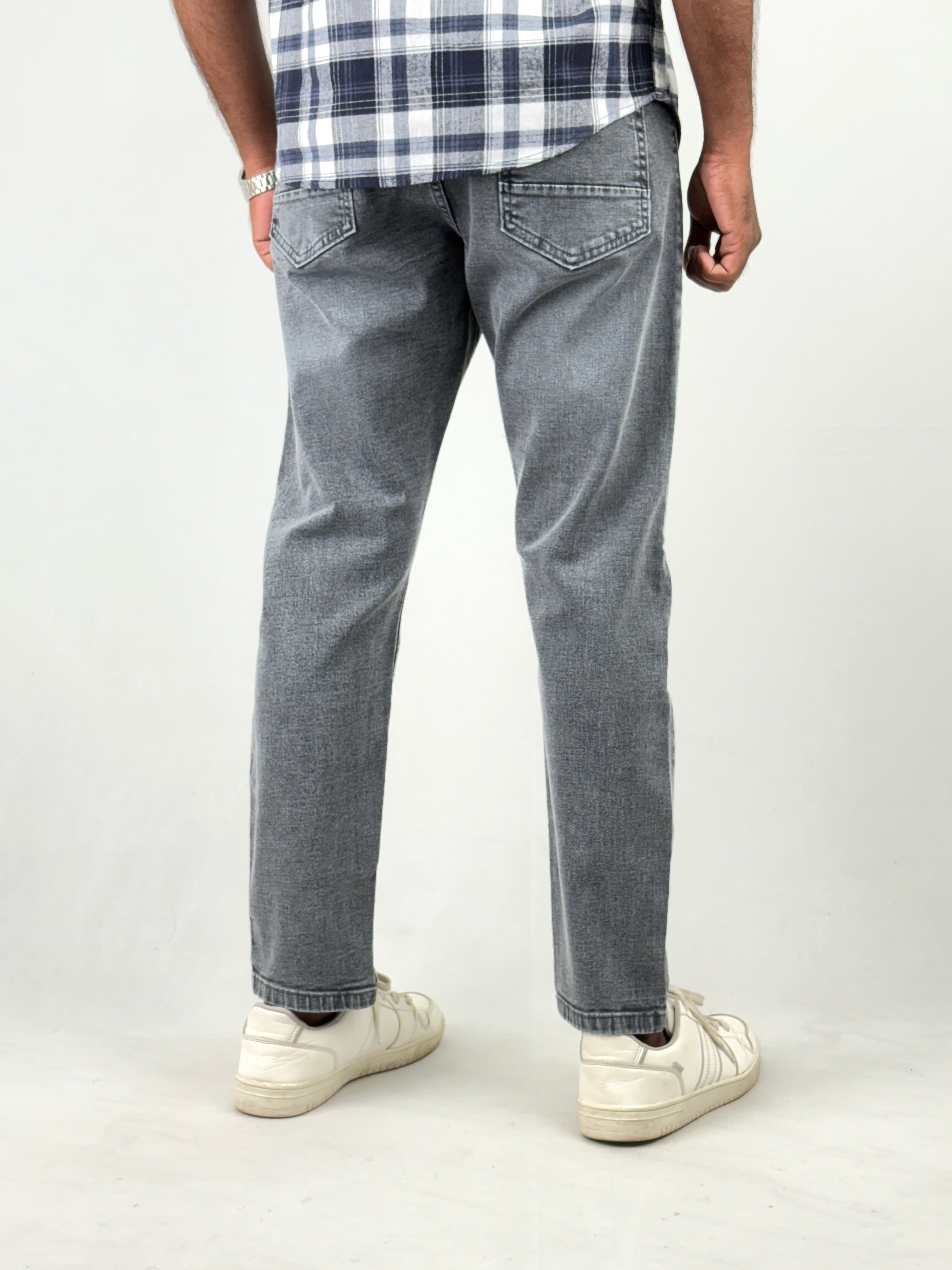 Grey Ankle Fit Jean 1