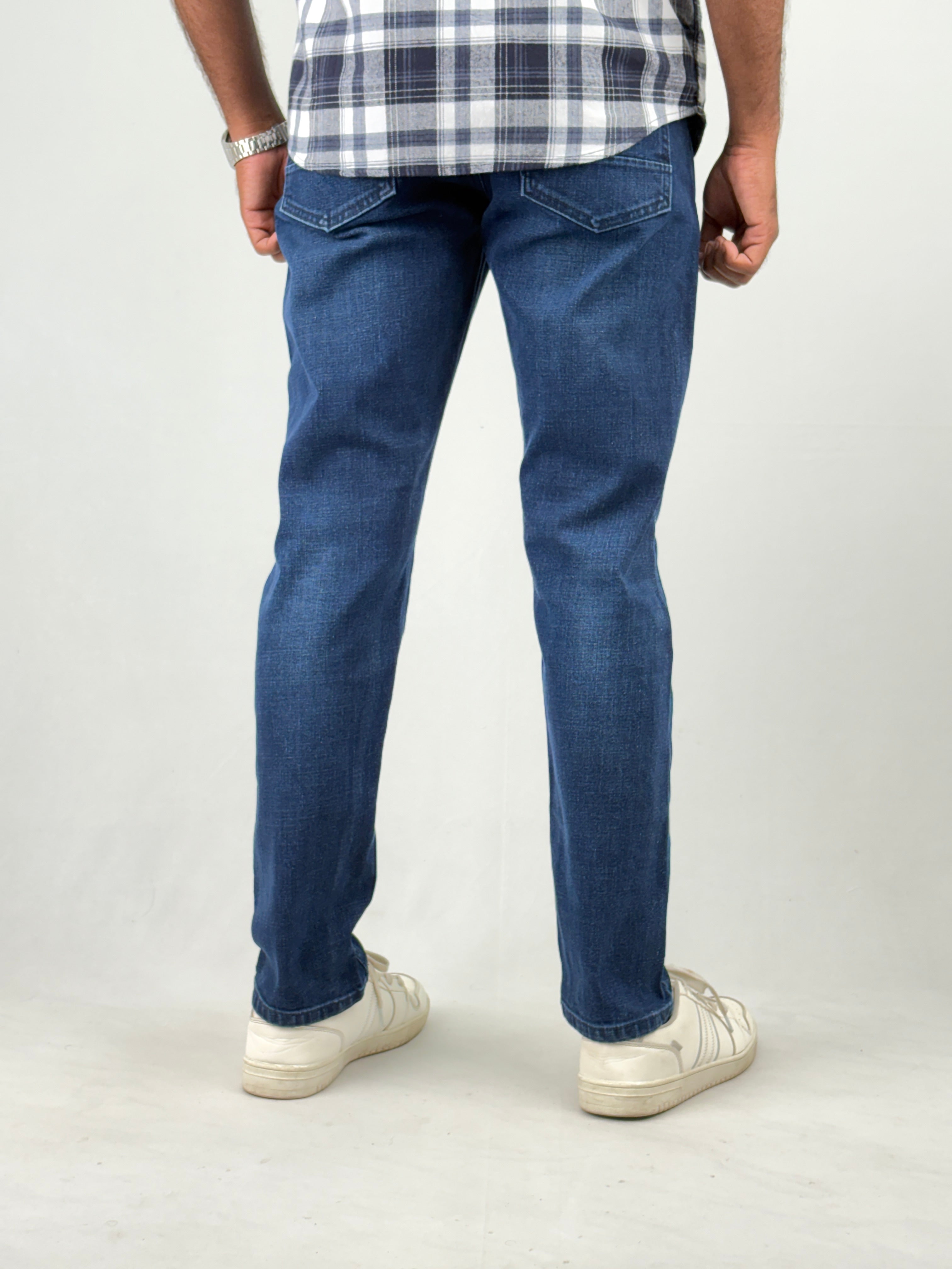 Dark Blue Ankle Fit Jean 1