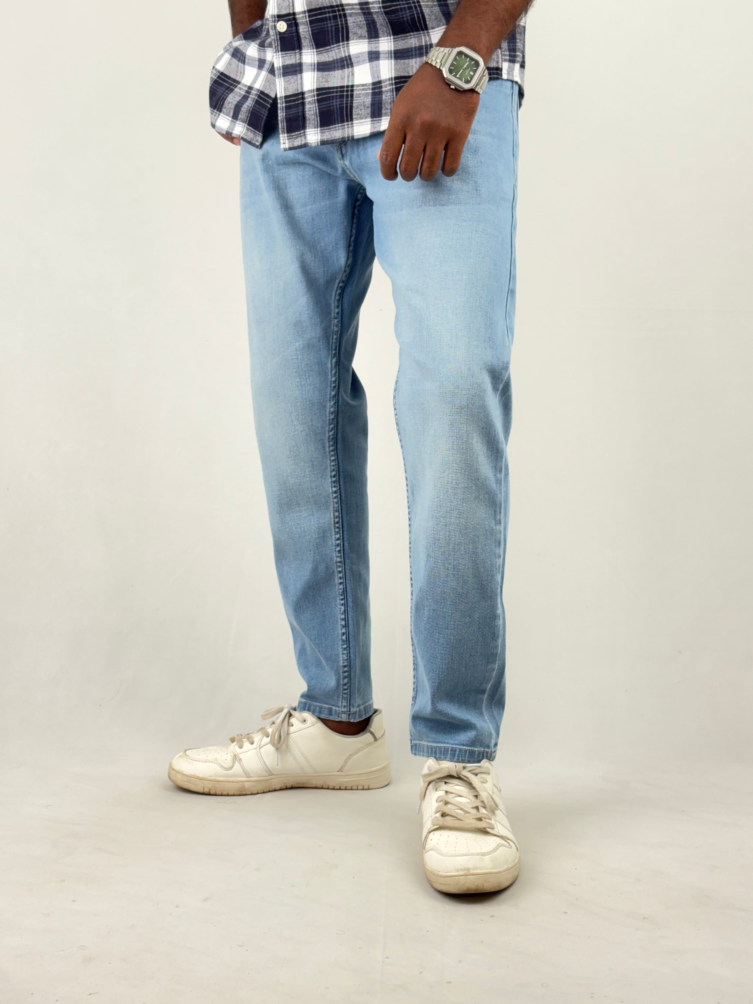 Ice Blue Ankle Fit Jean 1