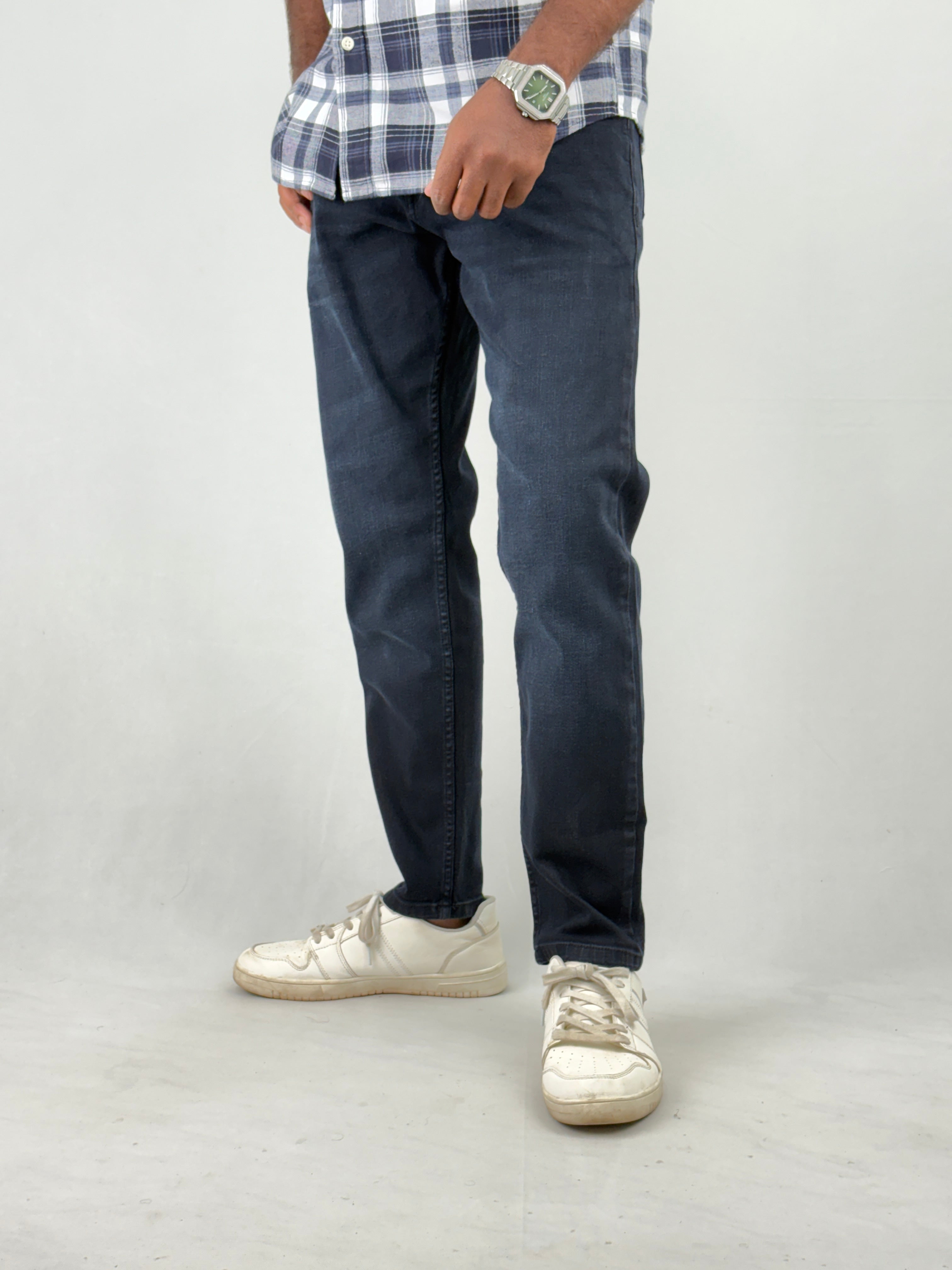 Black Fade Ankle Fit Jean 1