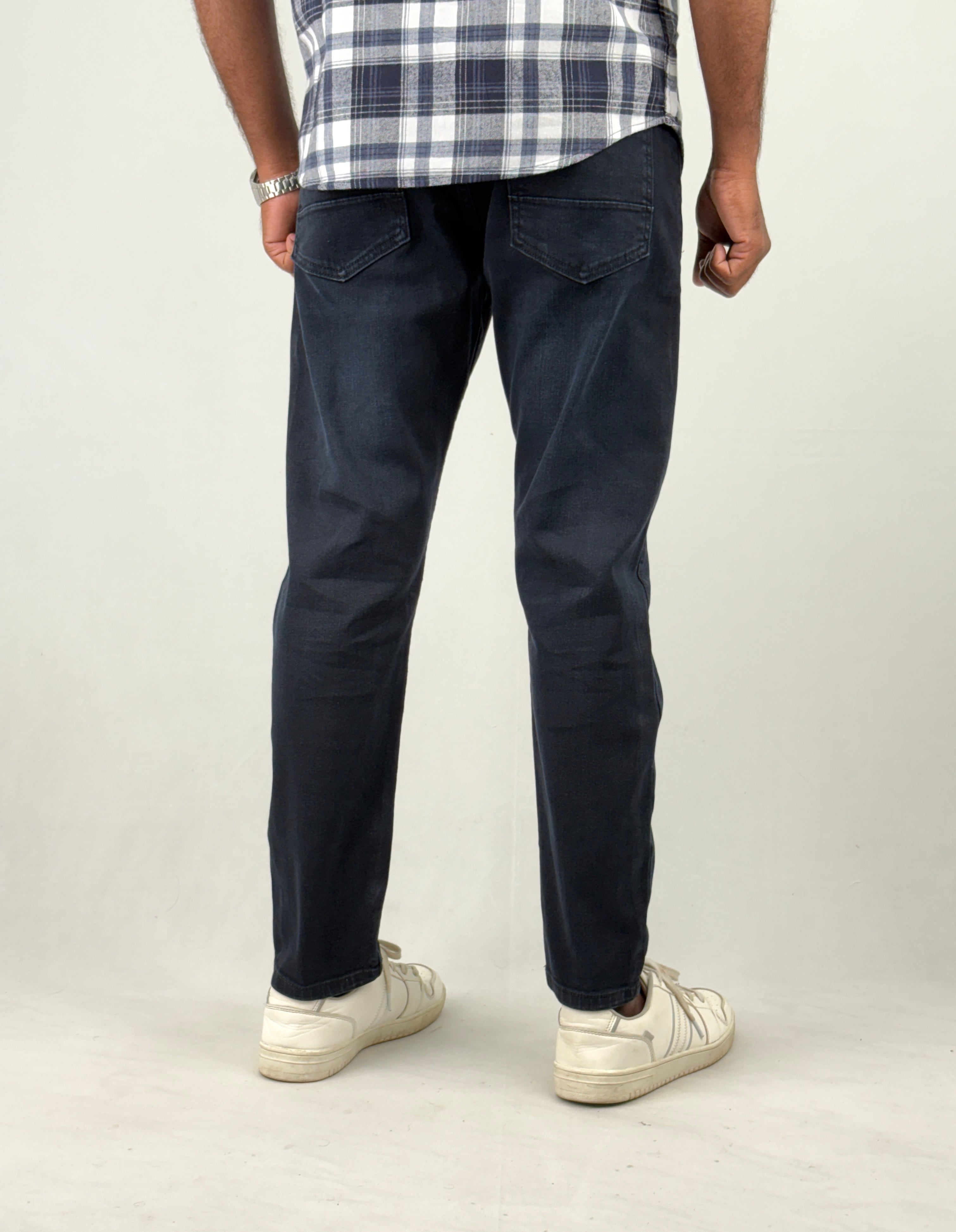 Black Fade Ankle Fit Jean 1