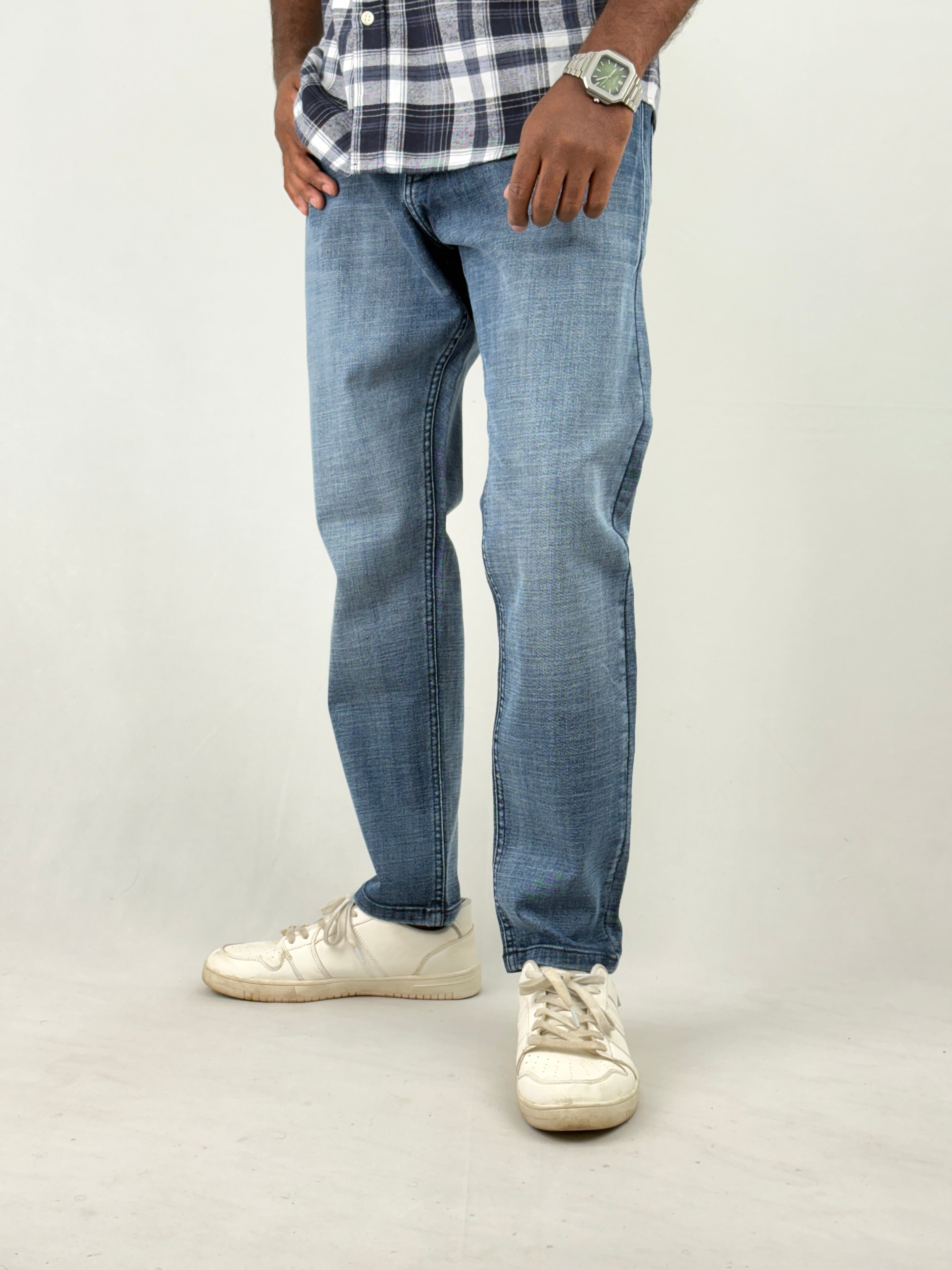 Blue Fade Ankle Fit Jean 1