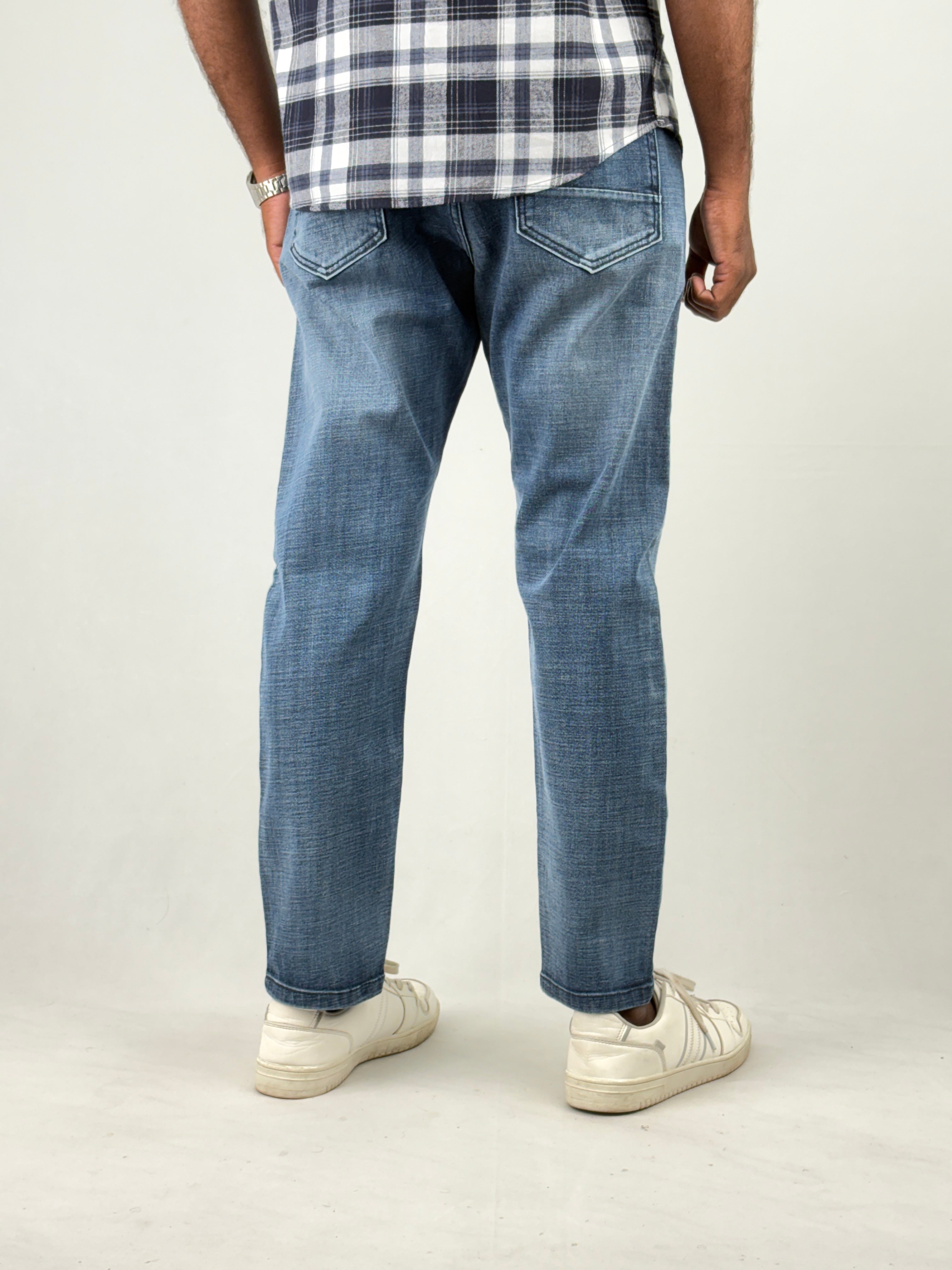 Blue Fade Ankle Fit Jean 1