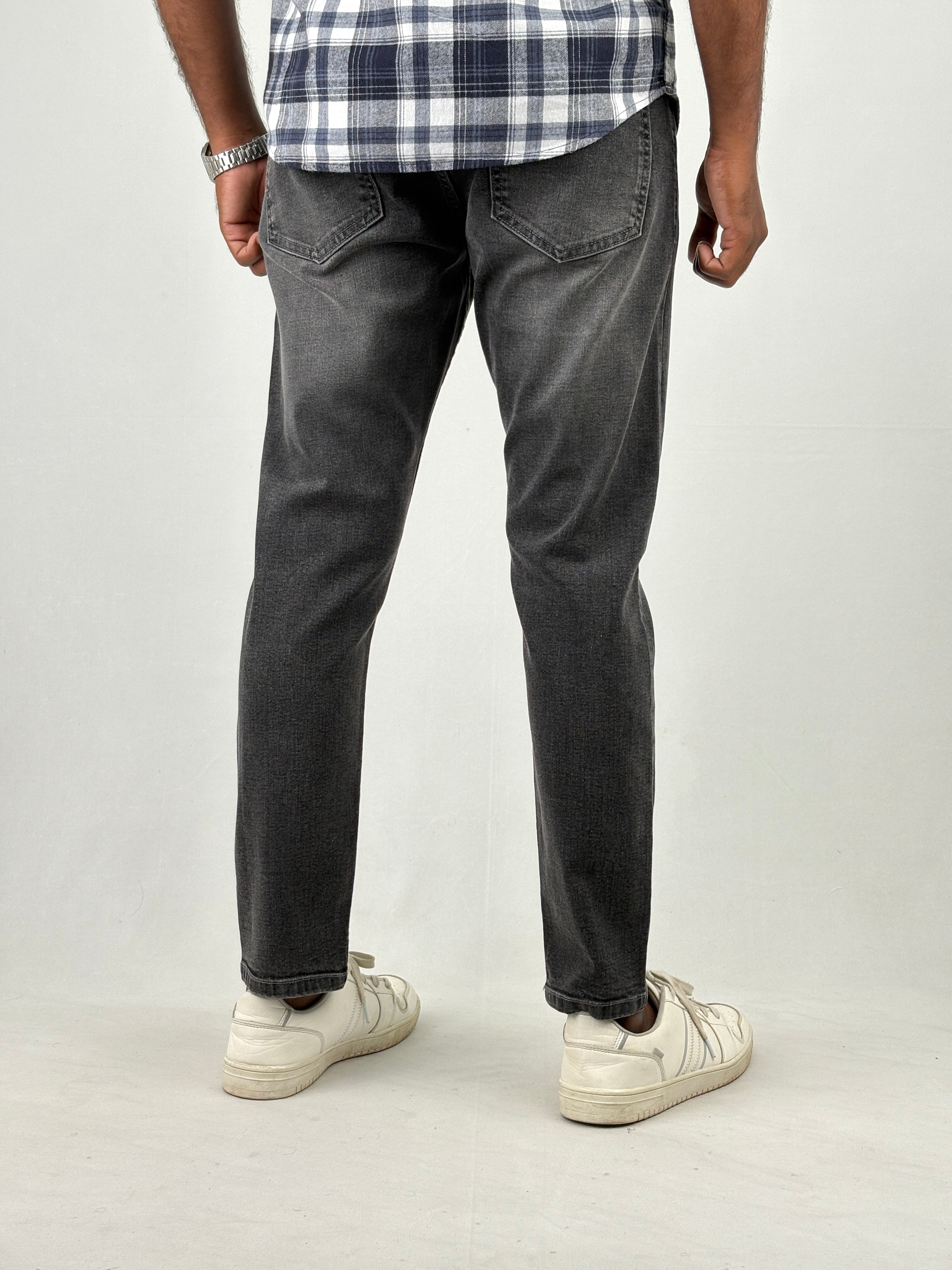 Dark Grey Ankle Fit Jean 1