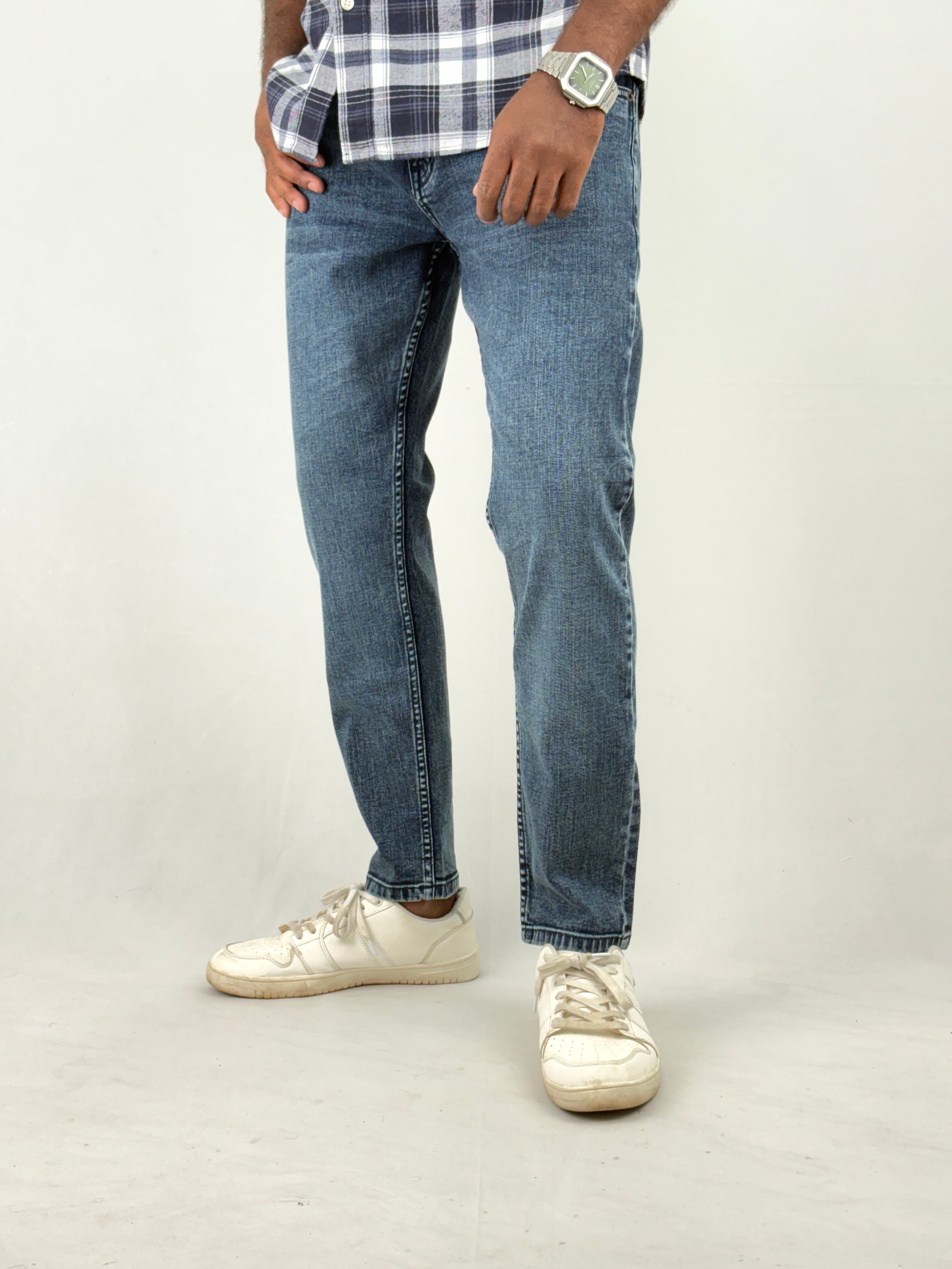 Denim Blue Ankle Fit Jean 1