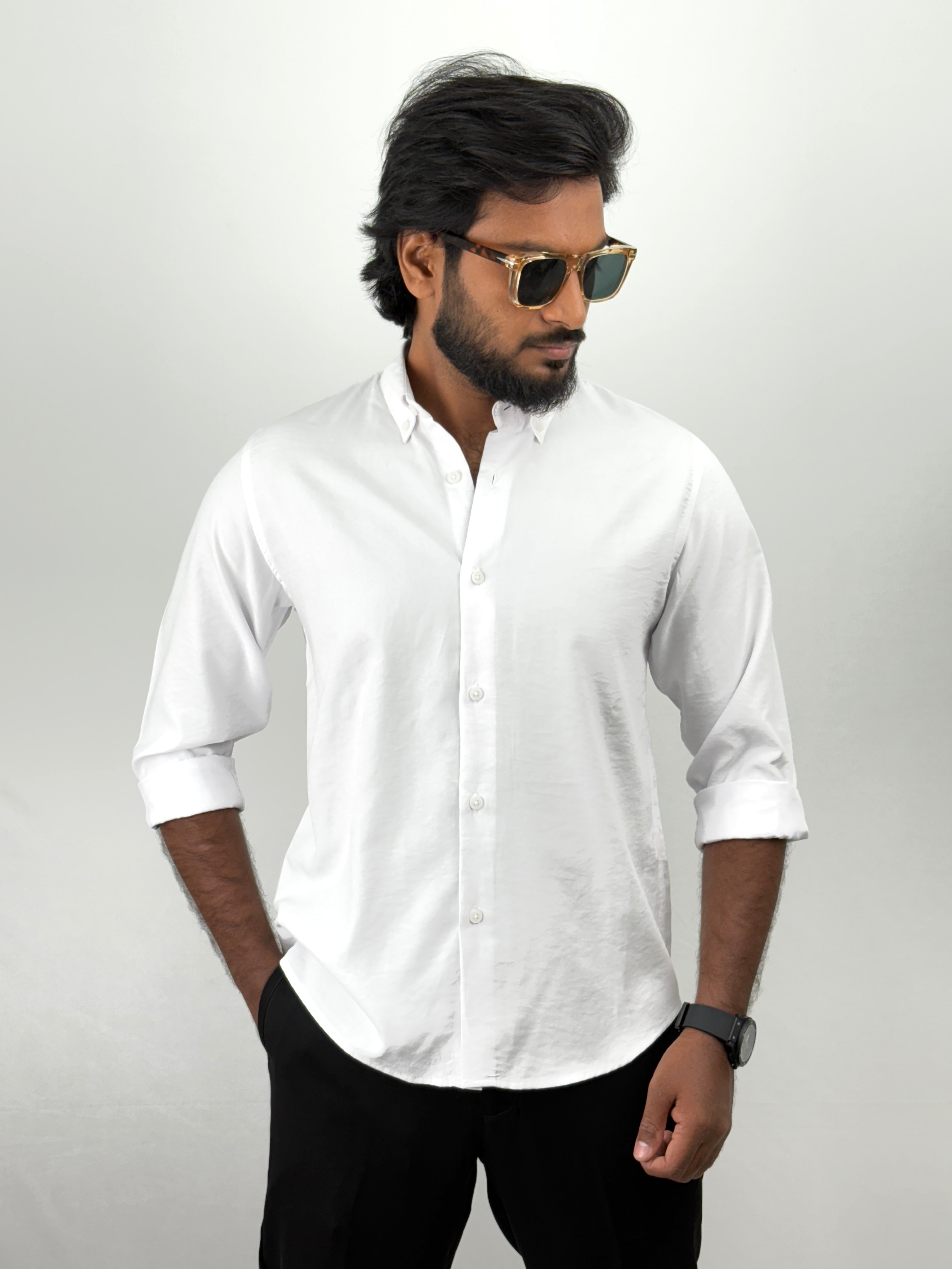 White IMP Velvet Shirts