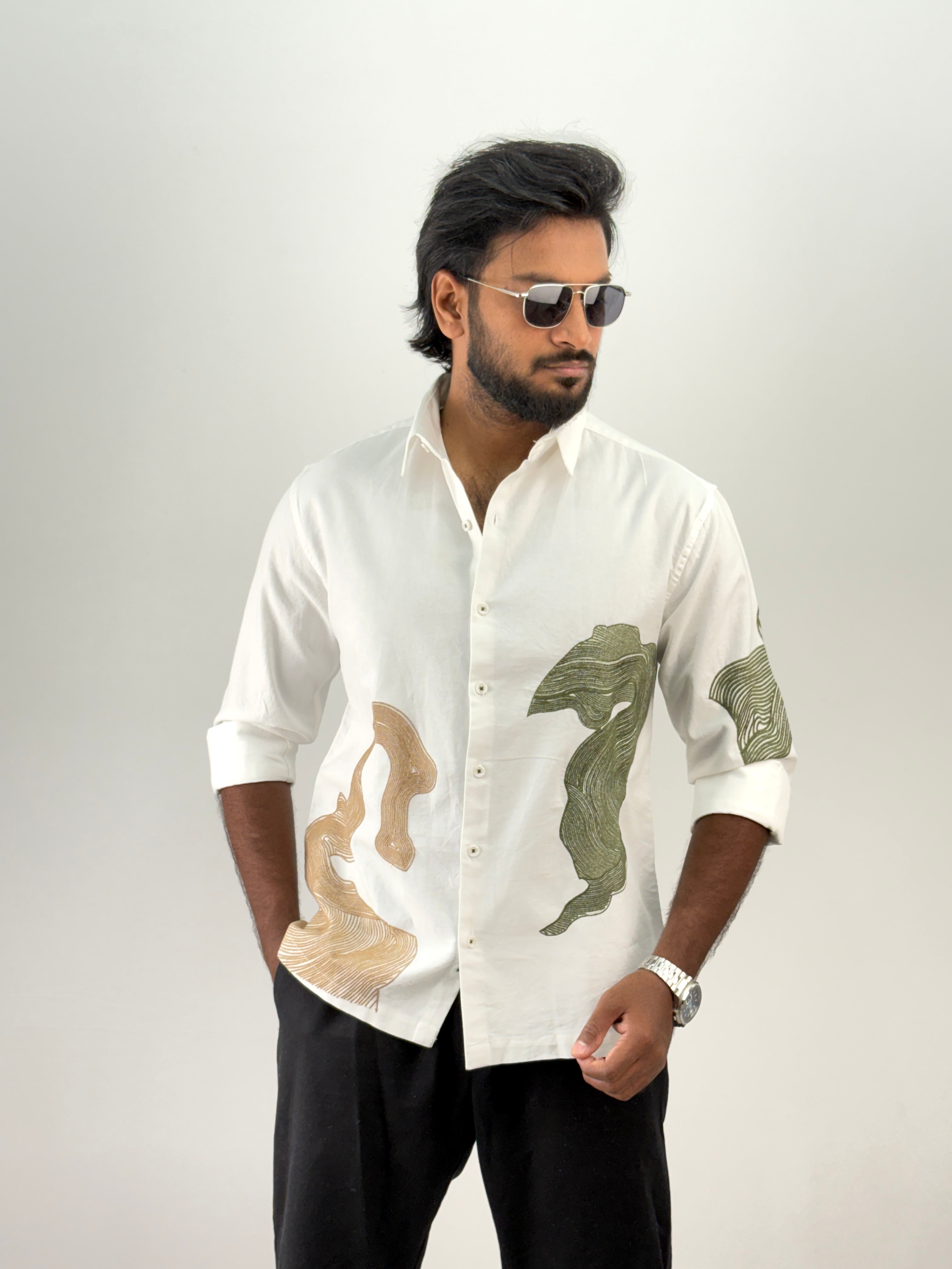 White Embroidery Shirt