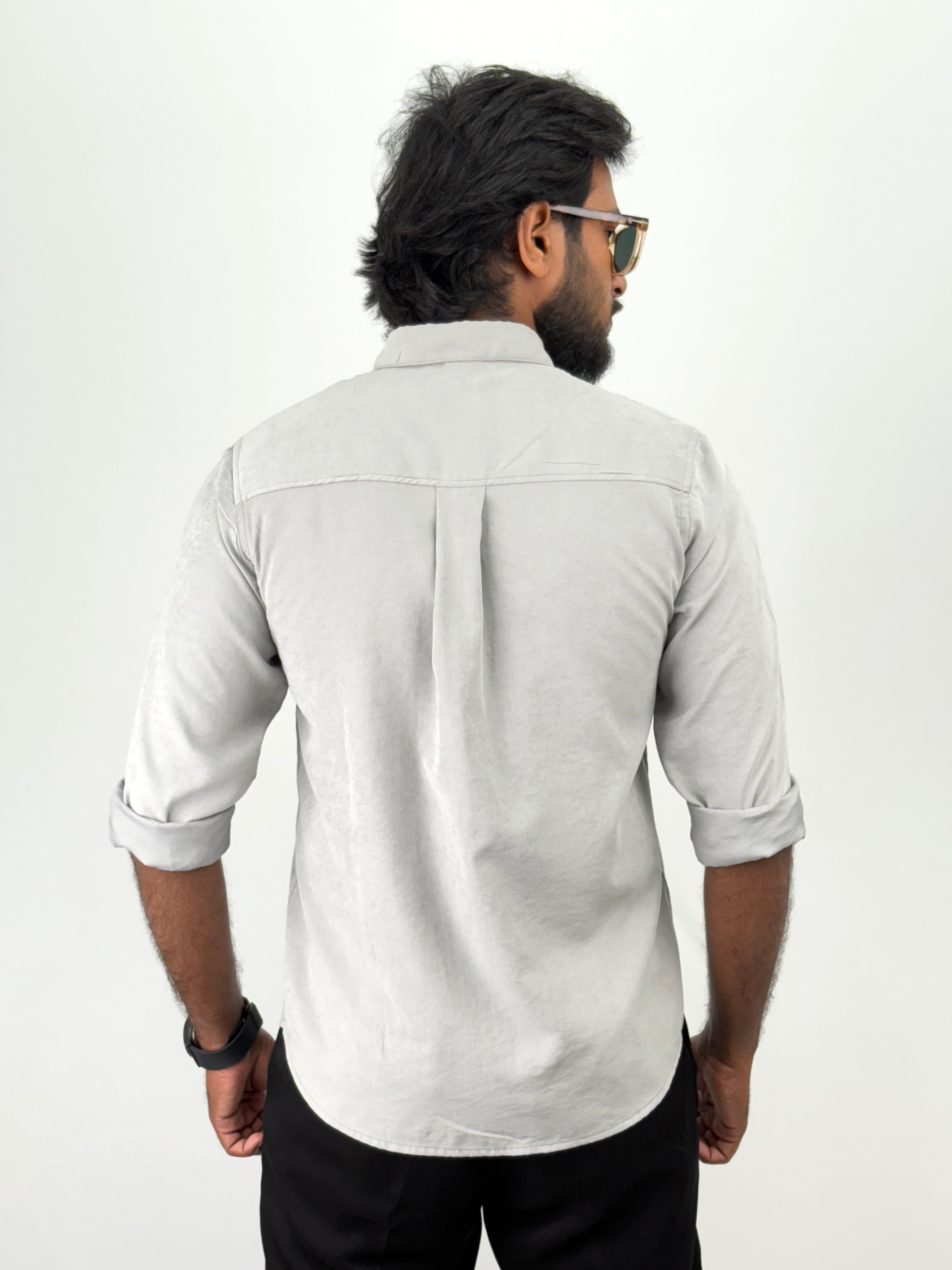 Grey IMP Velvet Shirt