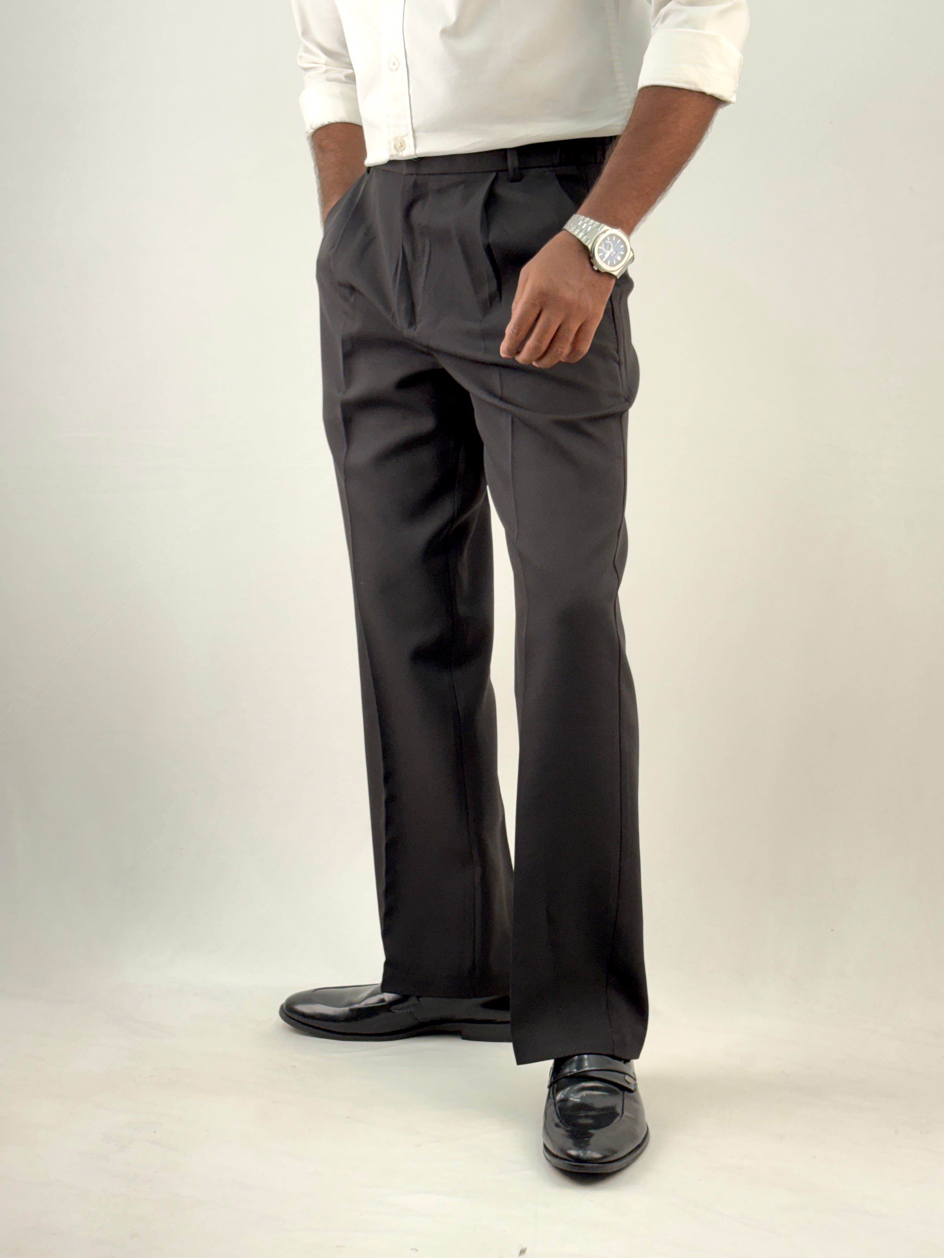 Black Korean Baggy Pant