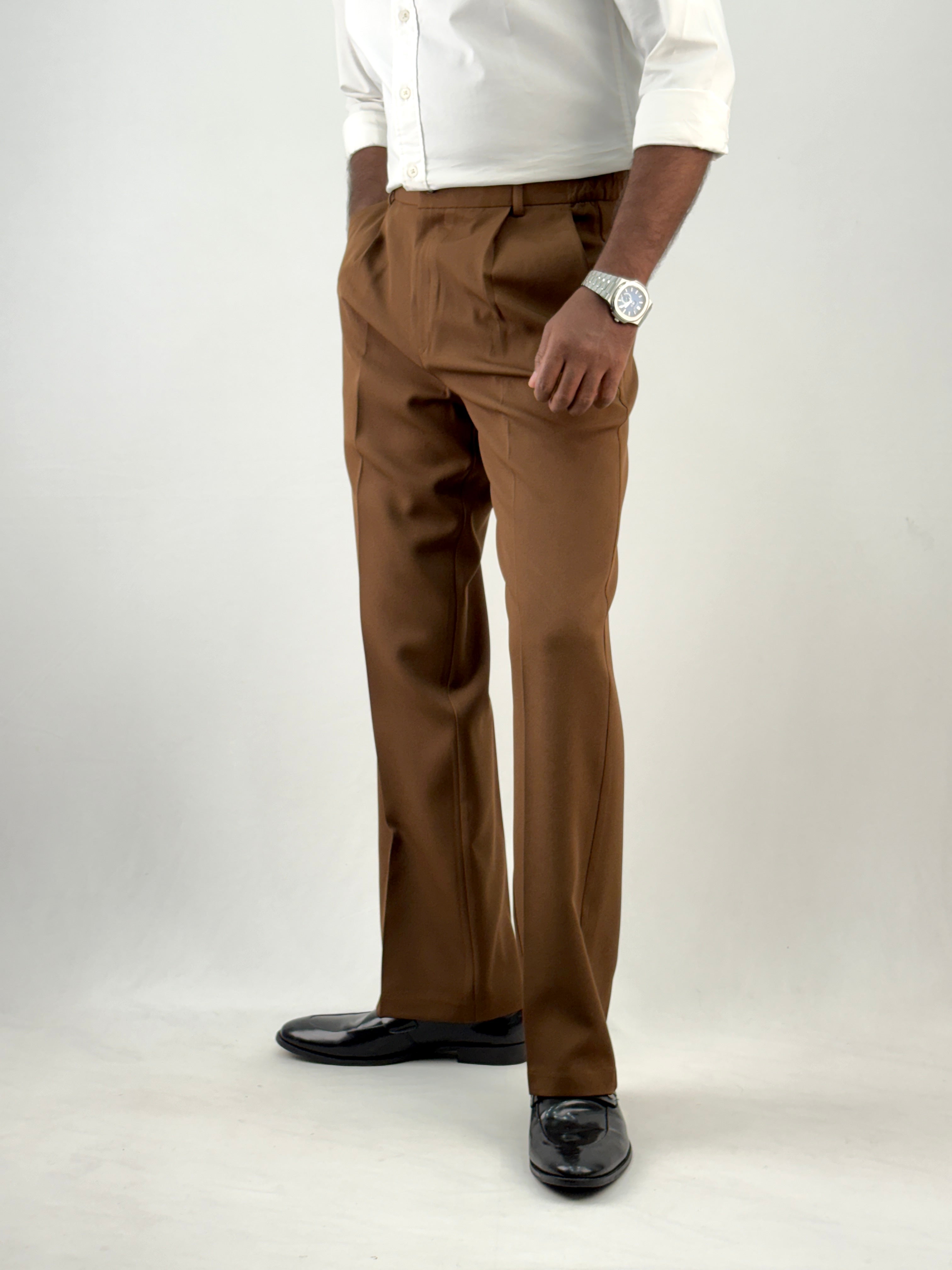 Brown Korean Baggy Pant