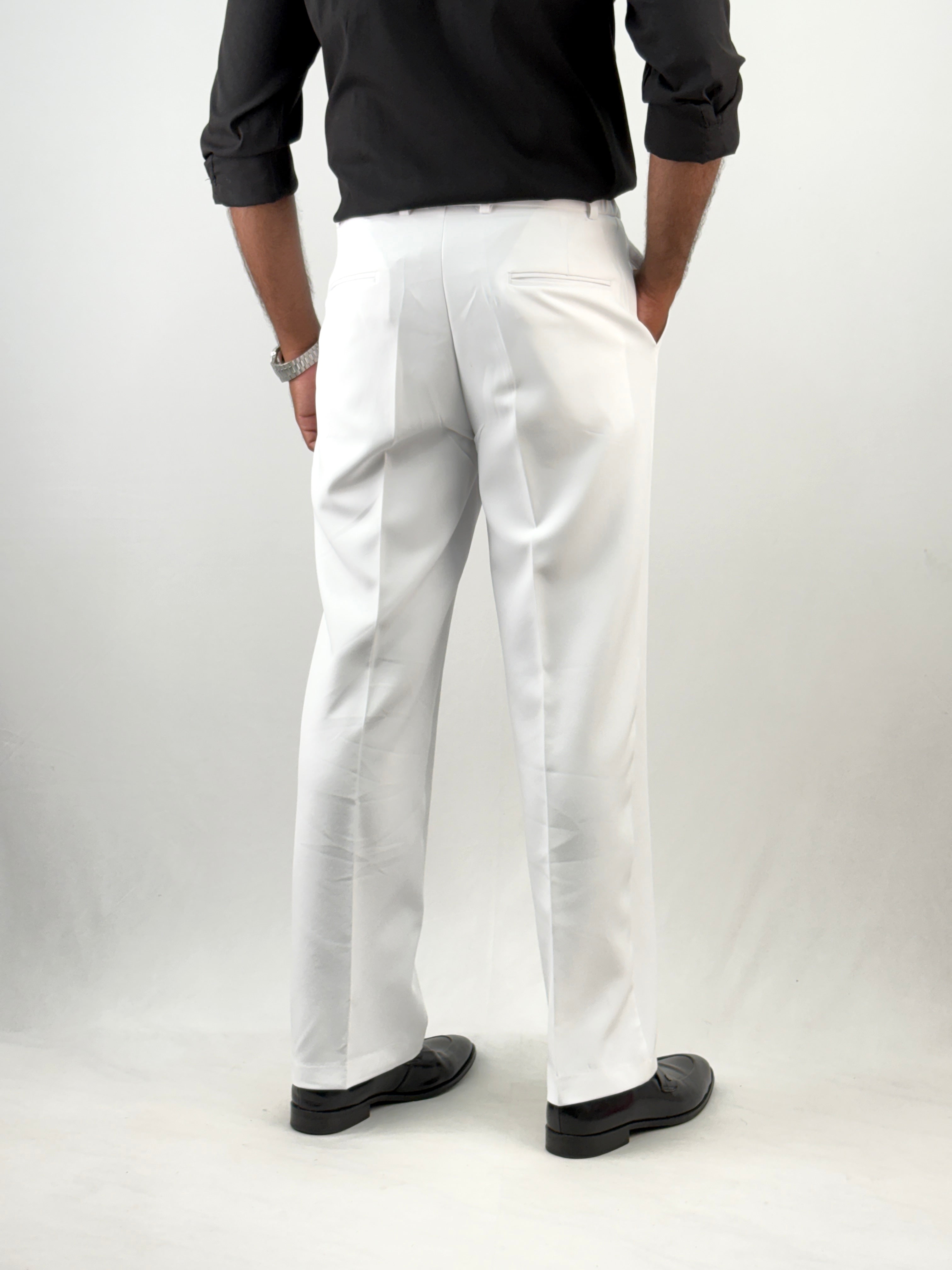 White Korean Baggy Pant